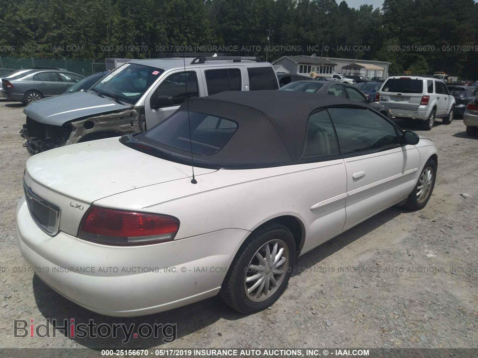 2003 CHRYSLER SEBRING - VIN: 1C3EL55T03N573182 - Фото 4