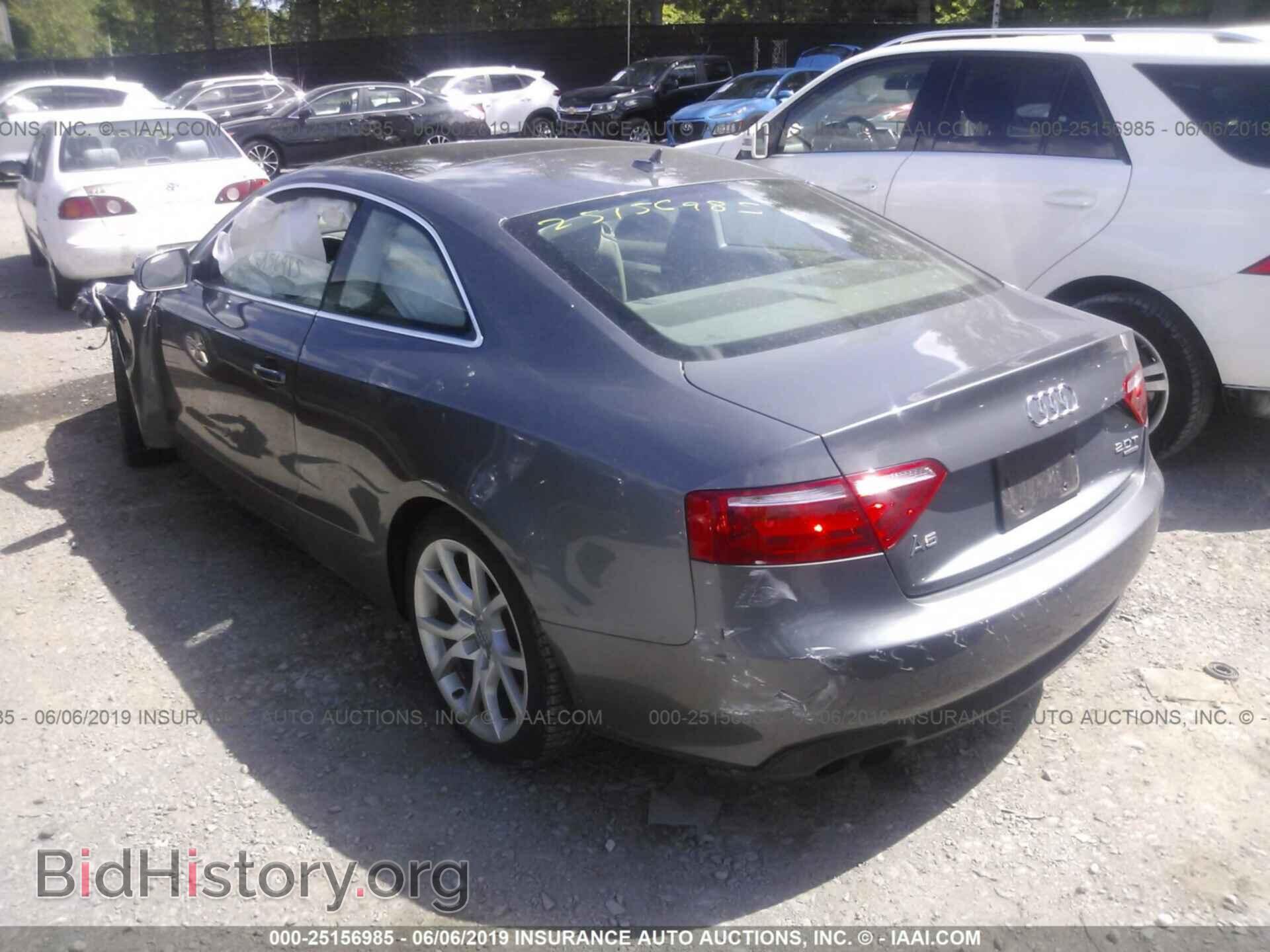 2012 AUDI A5 - VIN: WAUCFAFR5CA004936 - Фото 3