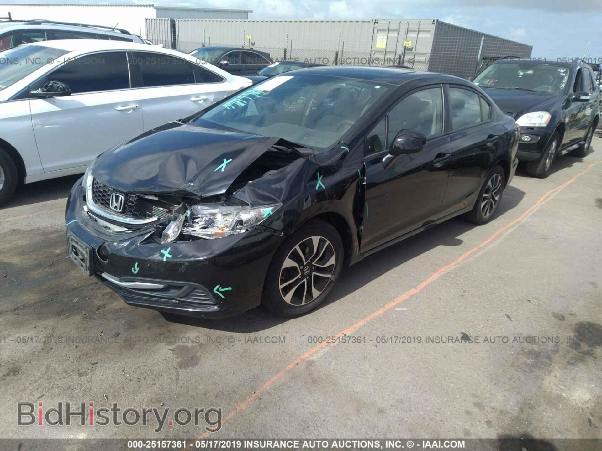 2013 HONDA CIVIC - VIN: 2HGFB2F87DH543362 - Фото 2