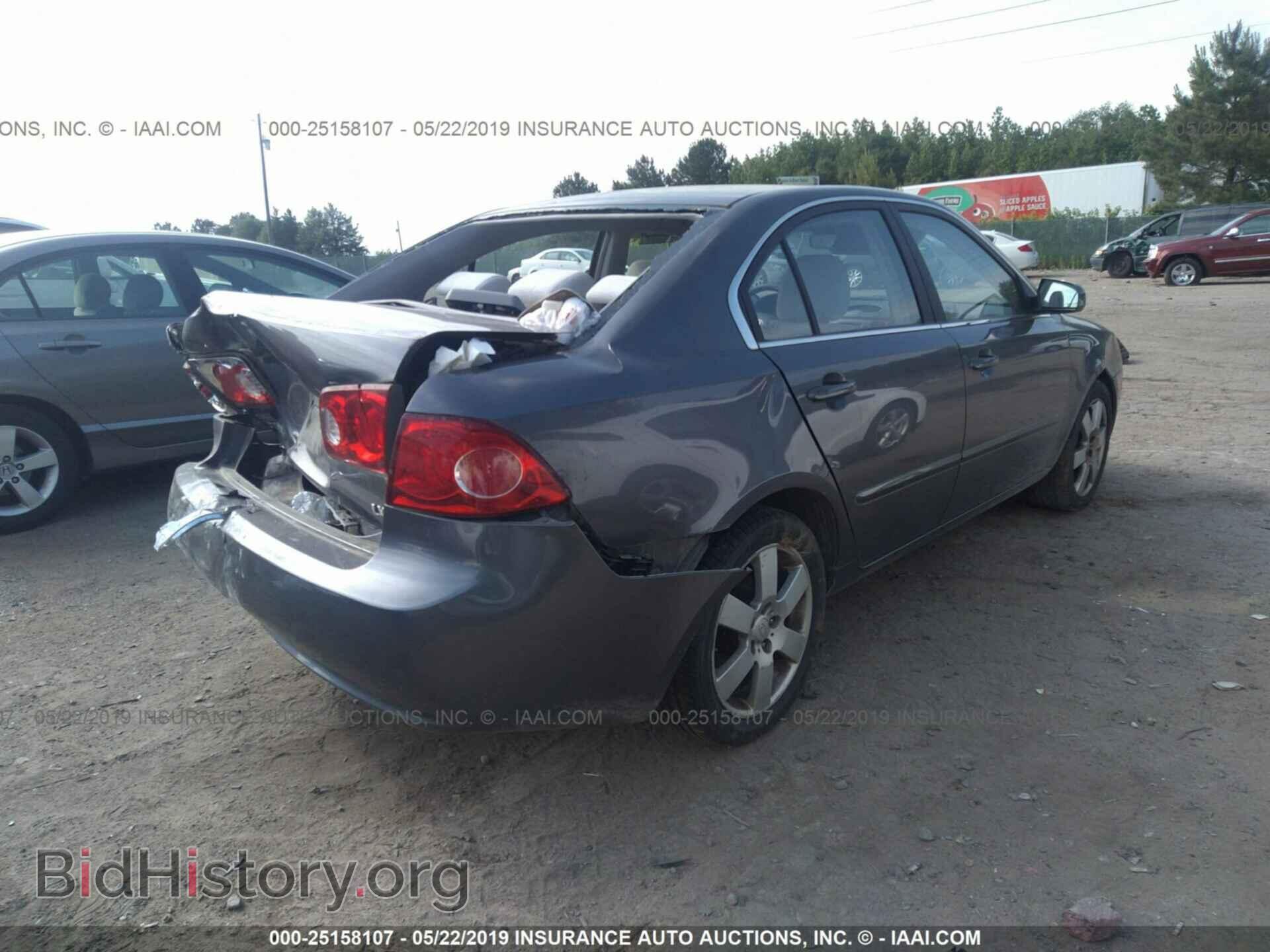 2007 KIA OPTIMA - VIN: KNAGE123675087961 - Фото 4