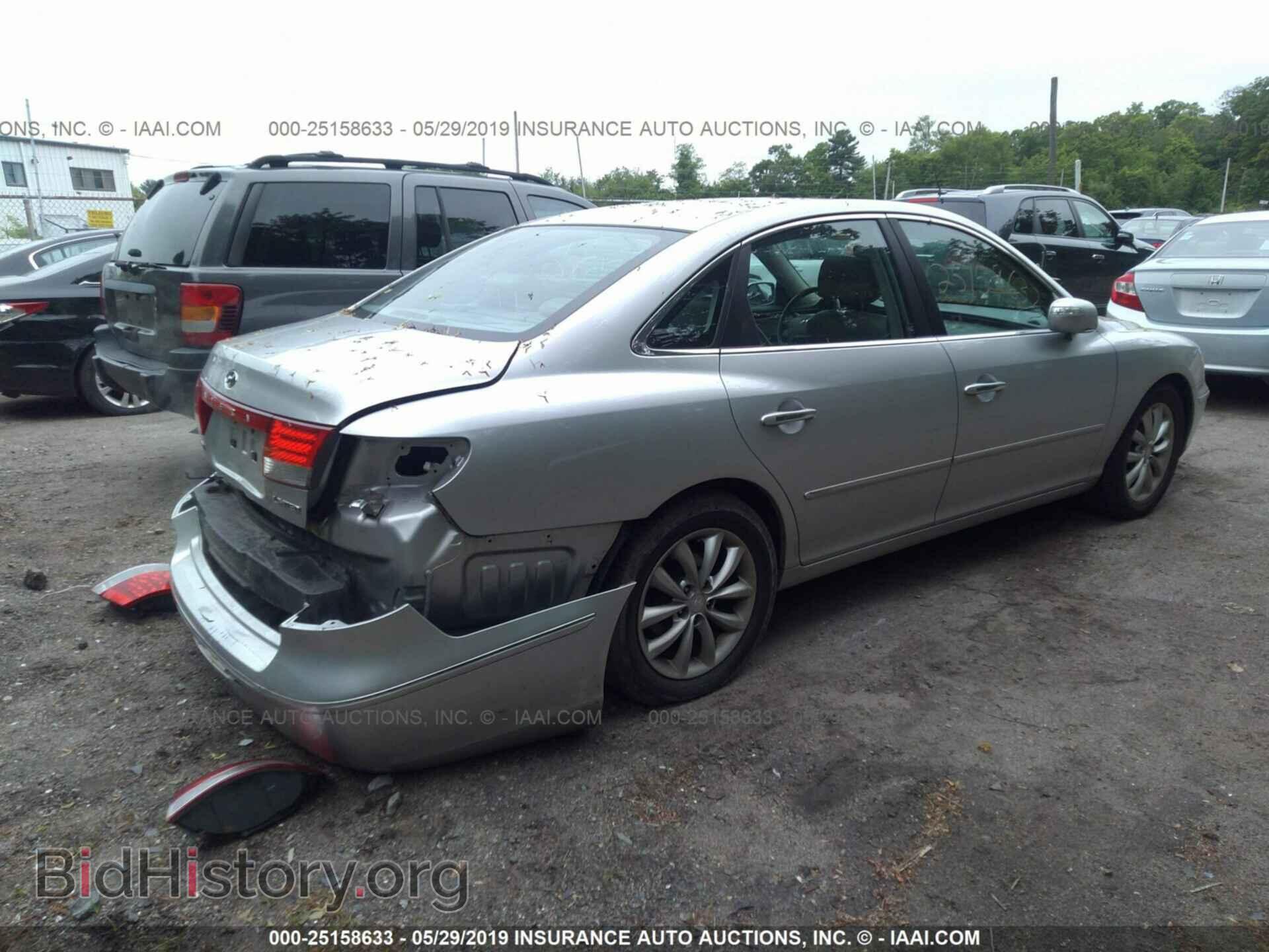 2007 HYUNDAI AZERA - VIN: KMHFC46F17A190282 - Фото 4