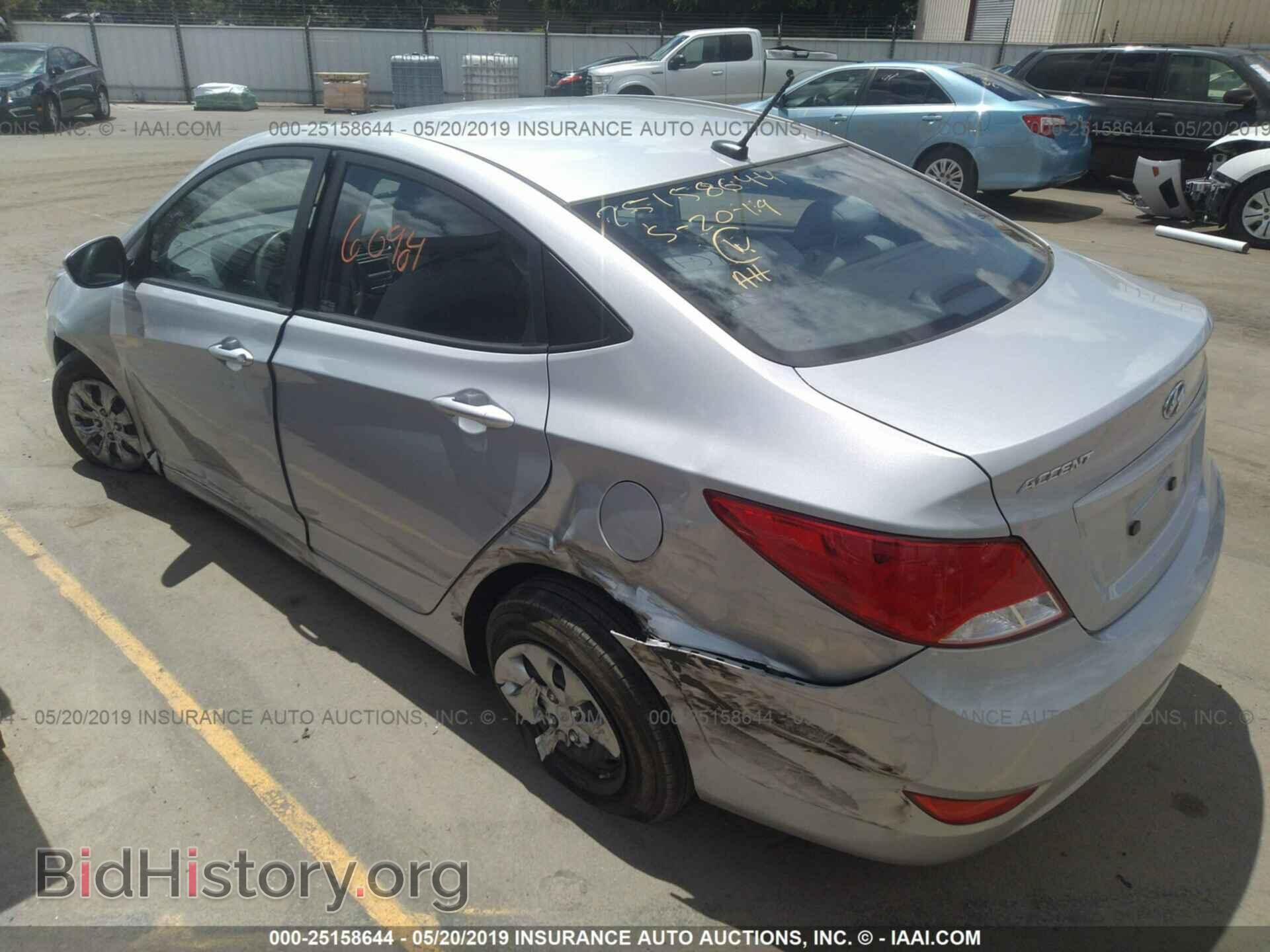 2016 HYUNDAI ACCENT - VIN: KMHCT4AE0GU089203 - Фото 3