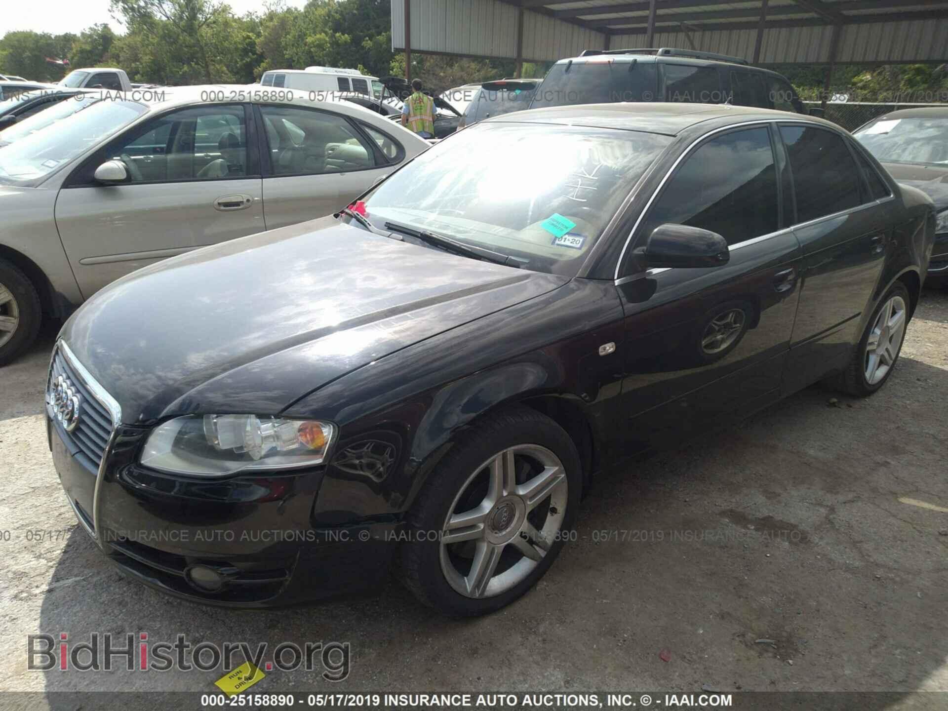 2007 AUDI A4 - VIN: WAUAF78EX7A169553 - Фото 2