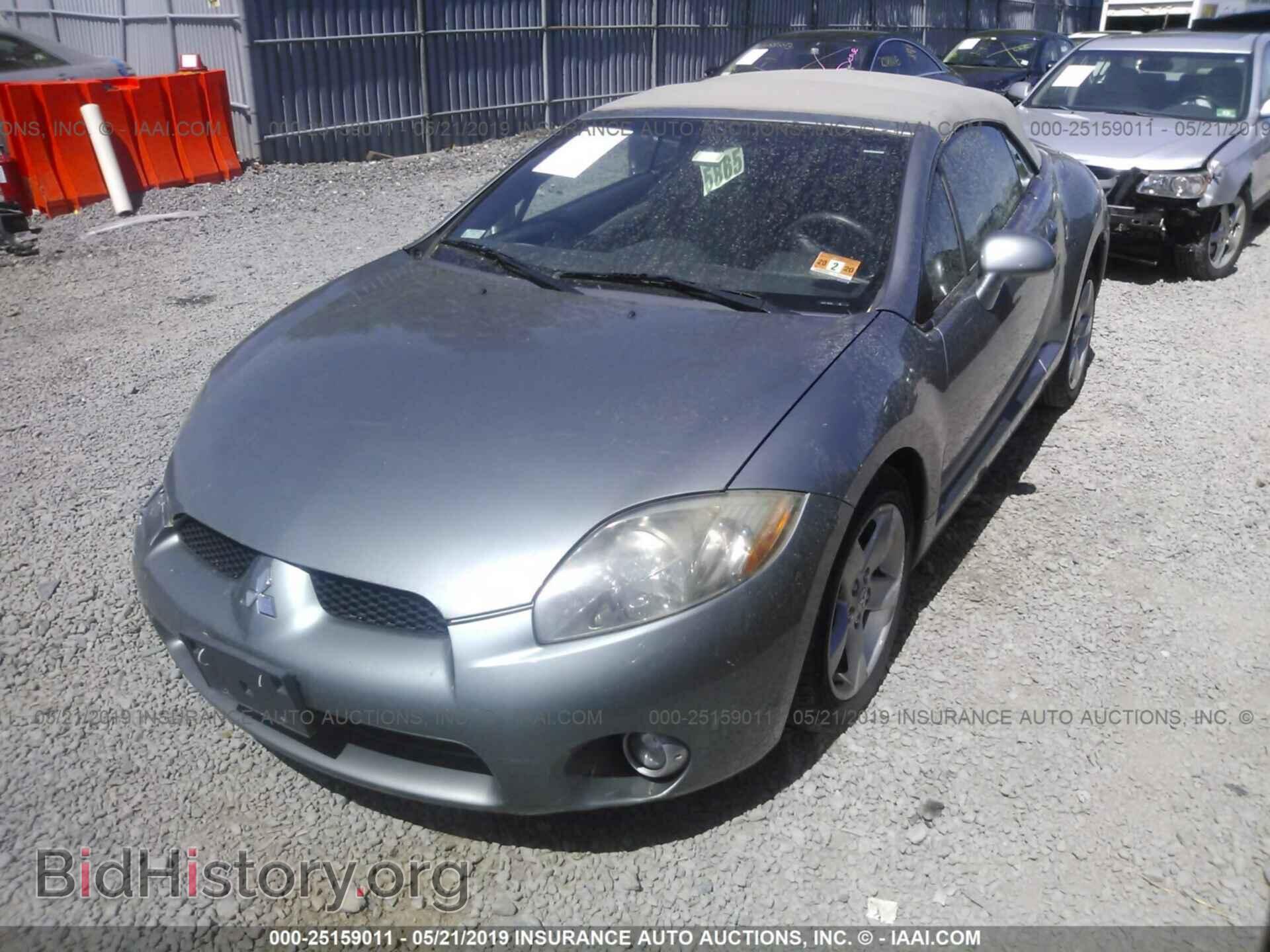 2007 MITSUBISHI ECLIPSE - VIN: 4A3AL25F37E034089 - Фото 2