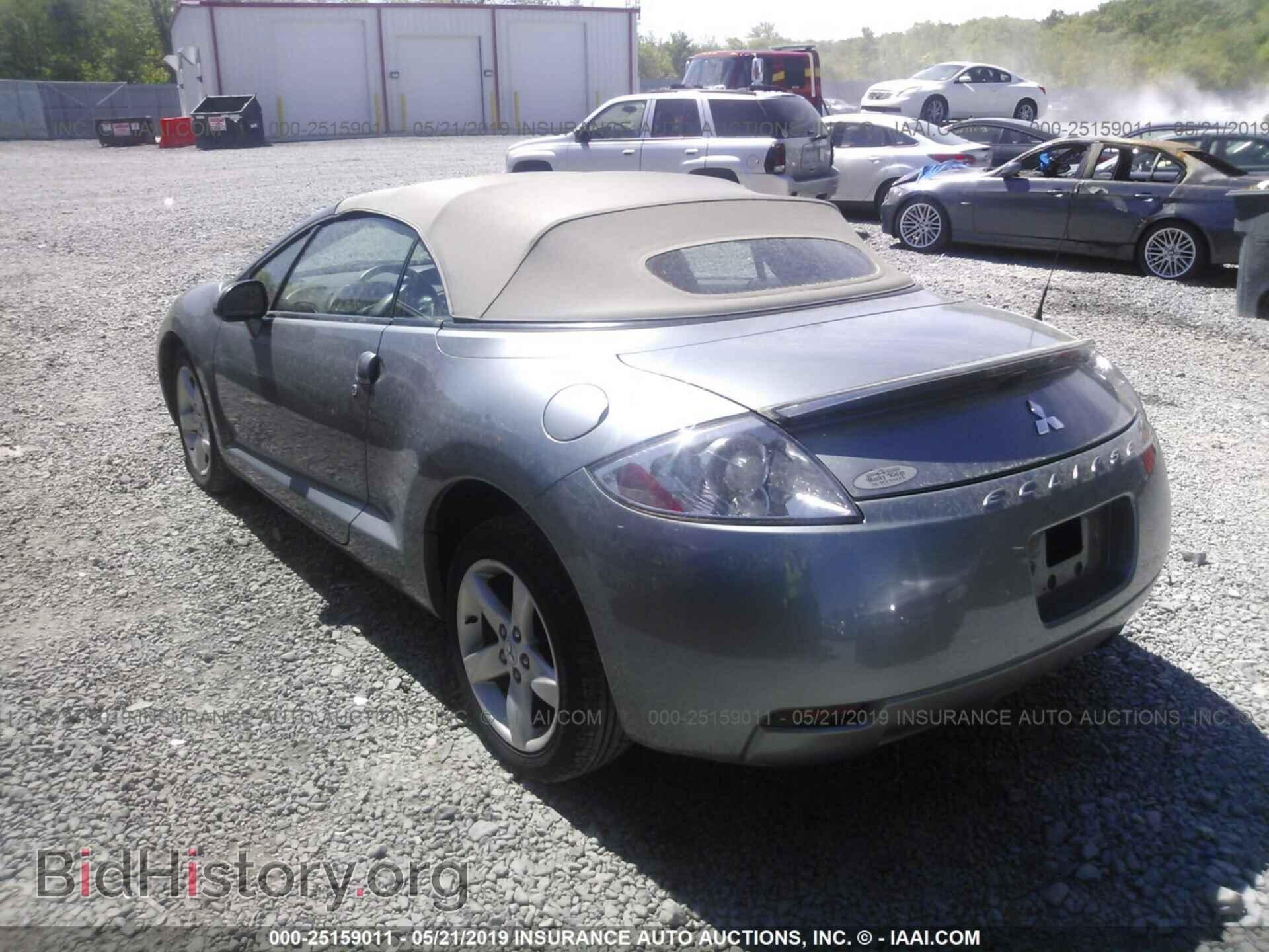 2007 MITSUBISHI ECLIPSE - VIN: 4A3AL25F37E034089 - Фото 3
