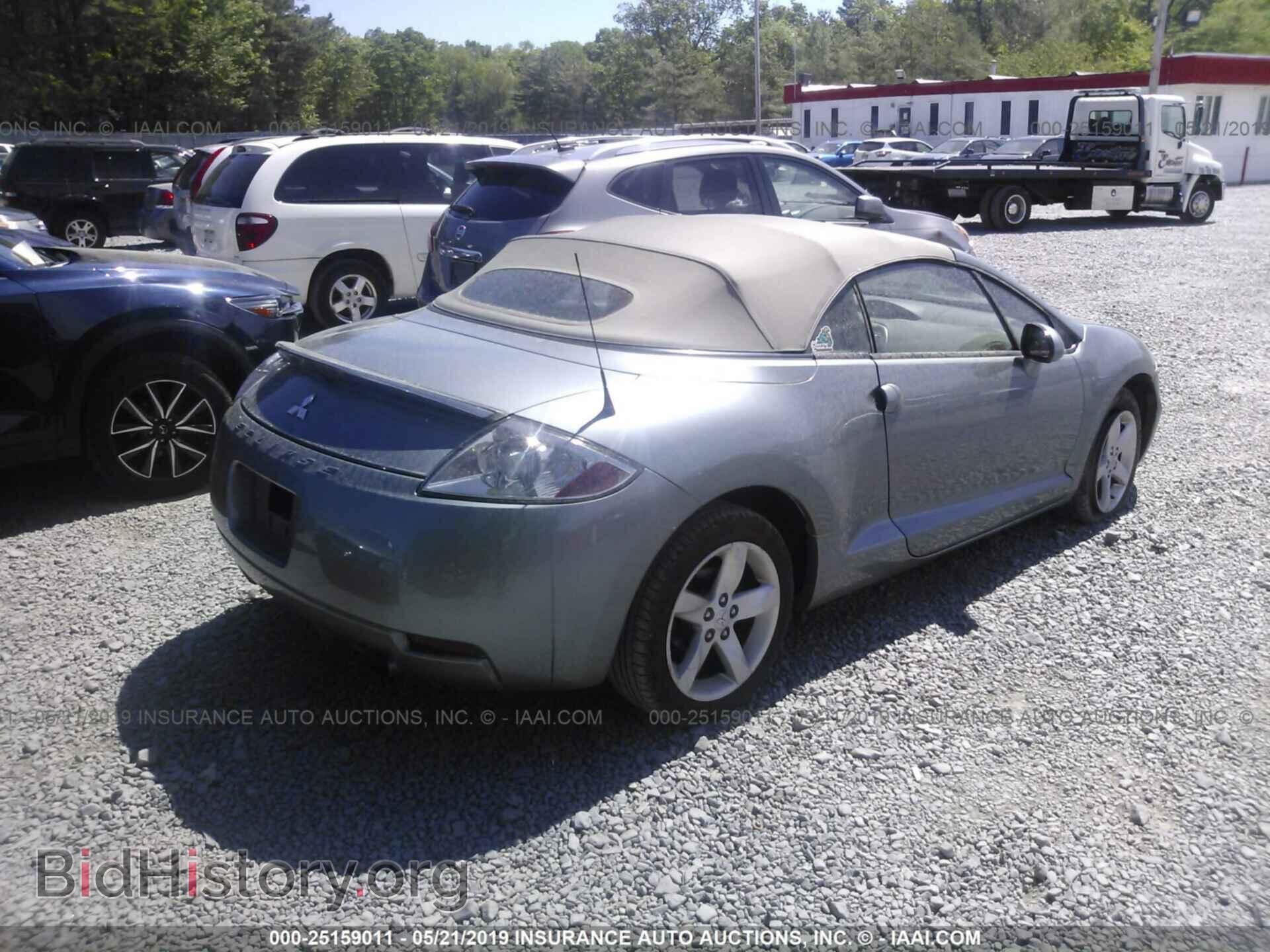 2007 MITSUBISHI ECLIPSE - VIN: 4A3AL25F37E034089 - Фото 4