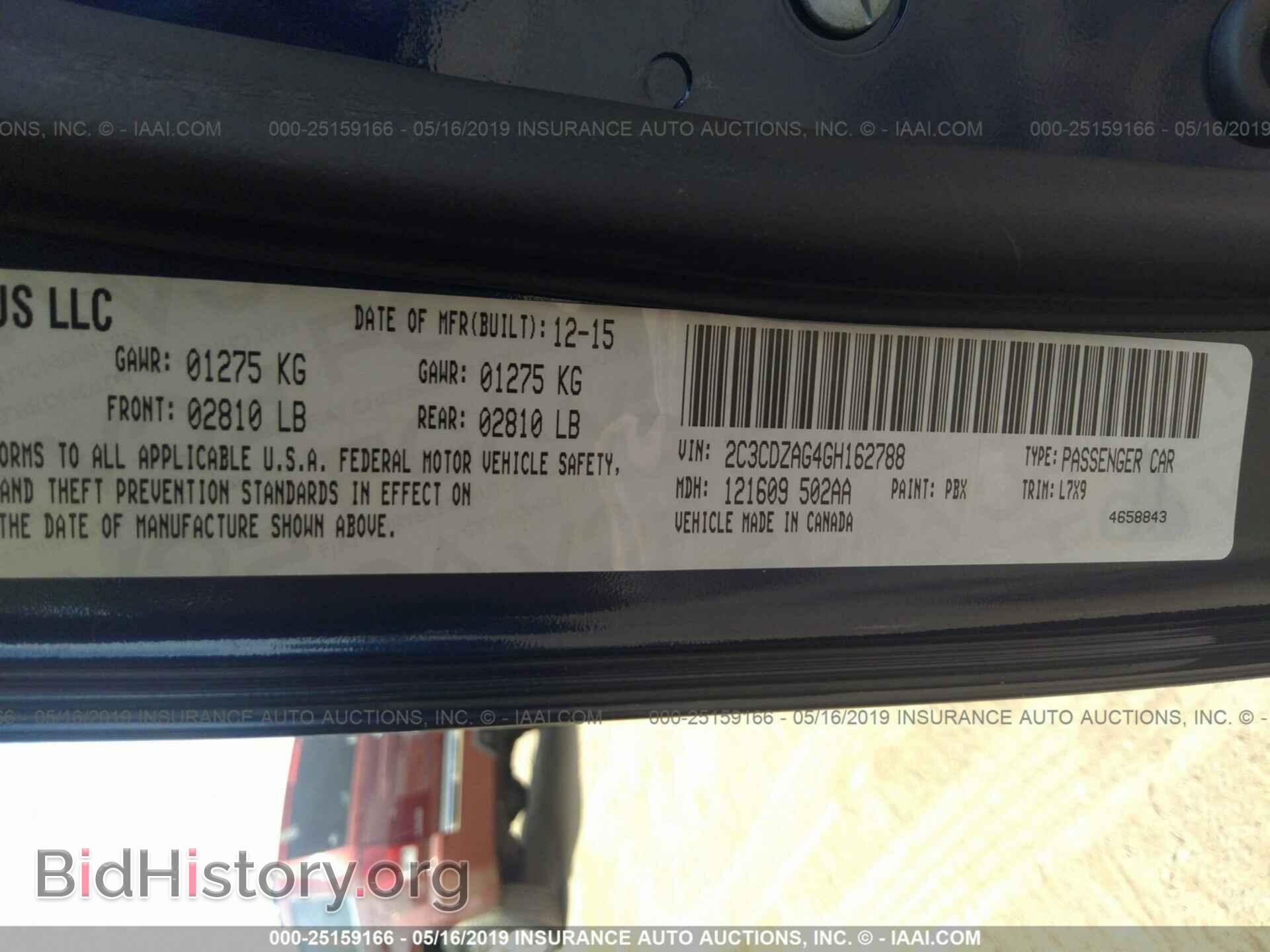 2016 DODGE CHALLENGER - VIN: 2C3CDZAG4GH162788 - Photo 9