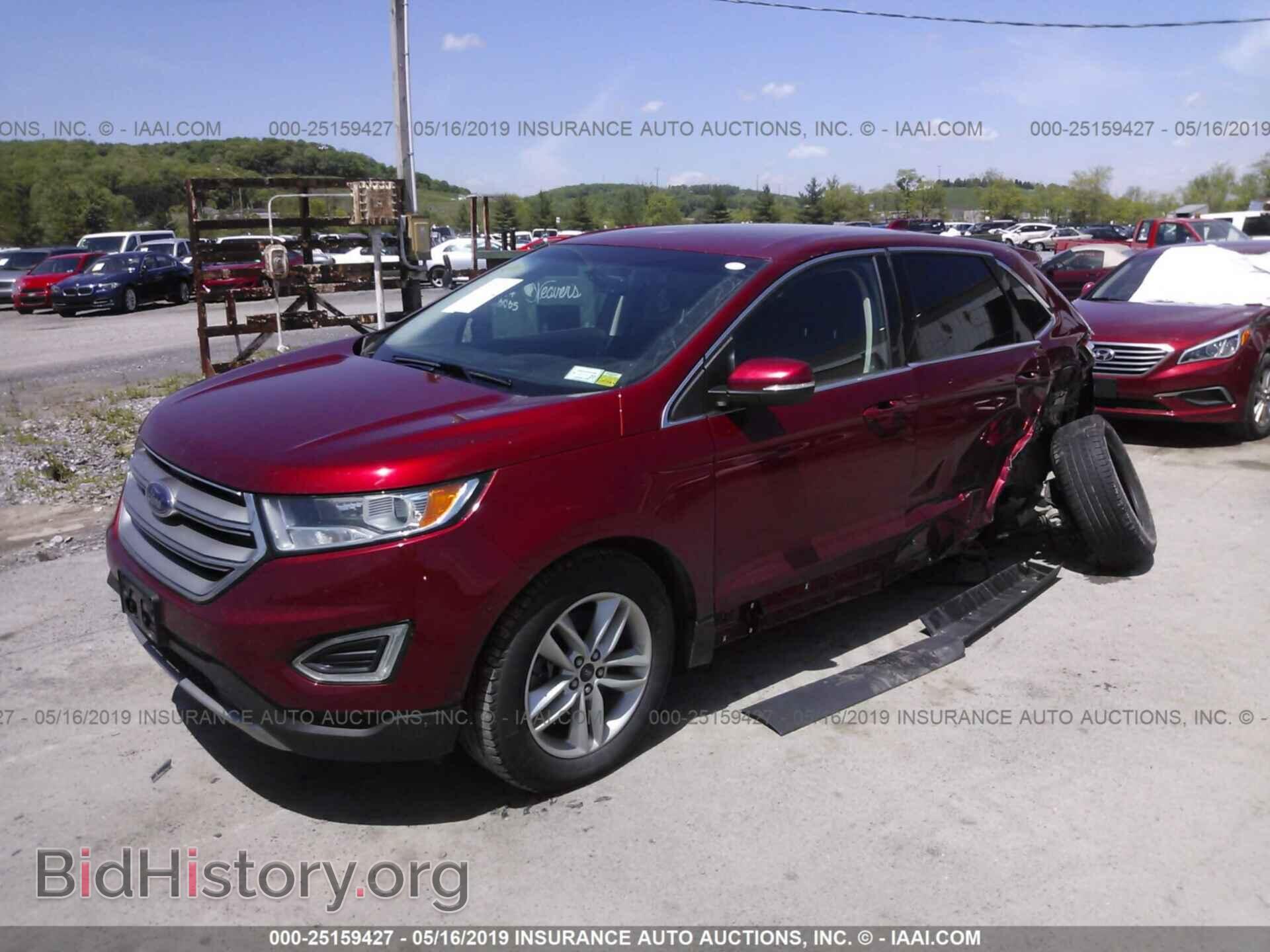 2016 FORD EDGE - VIN: 2FMPK4J90GBC03780 - Фото 2