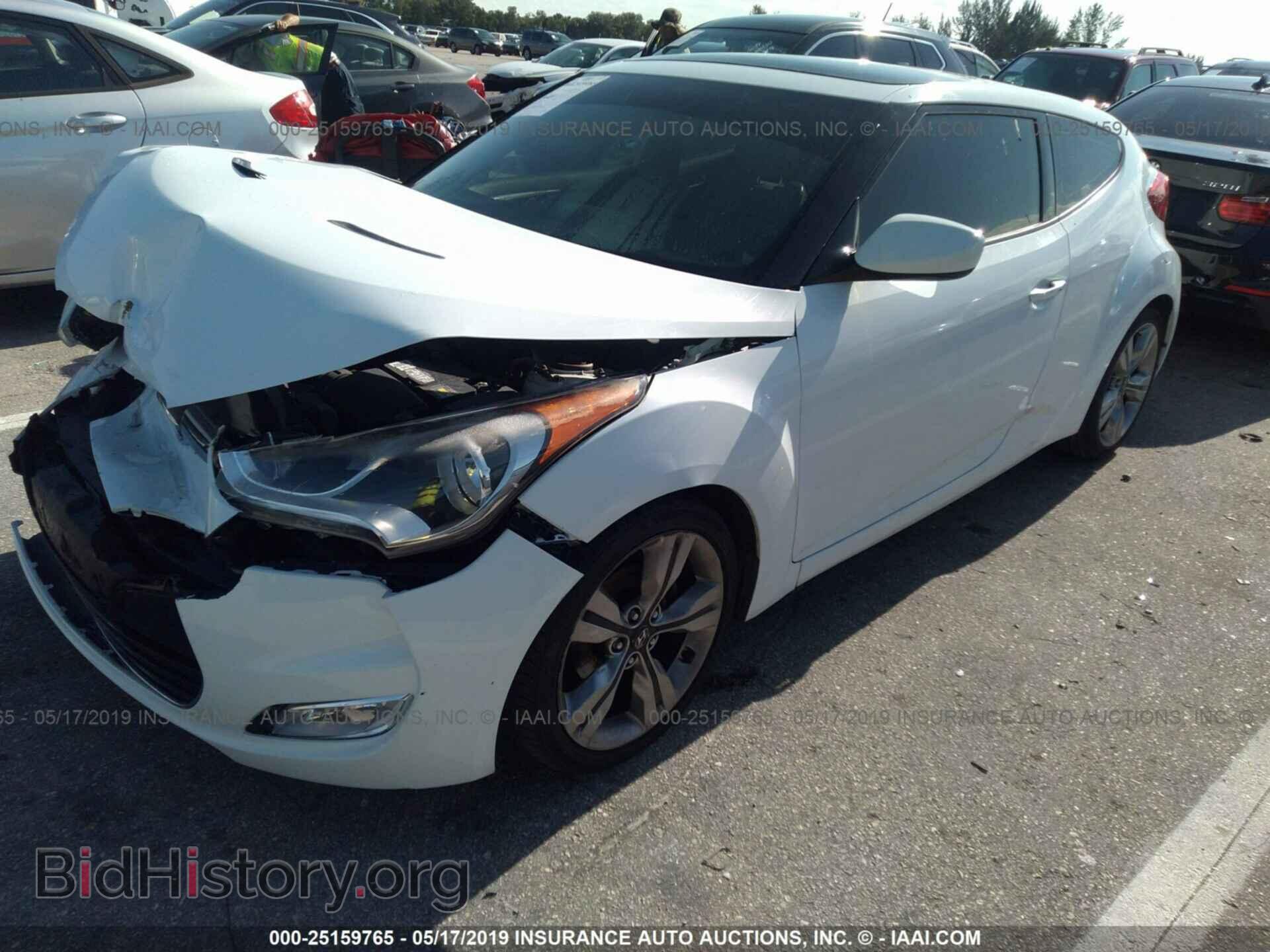 2012 HYUNDAI VELOSTER - VIN: KMHTC6AD2CU034331 - Фото 2