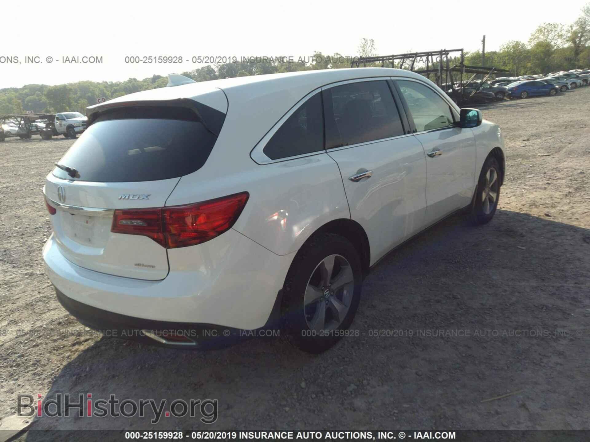 2014 ACURA MDX - VIN: 5FRYD4H29EB007508 - Фото 4