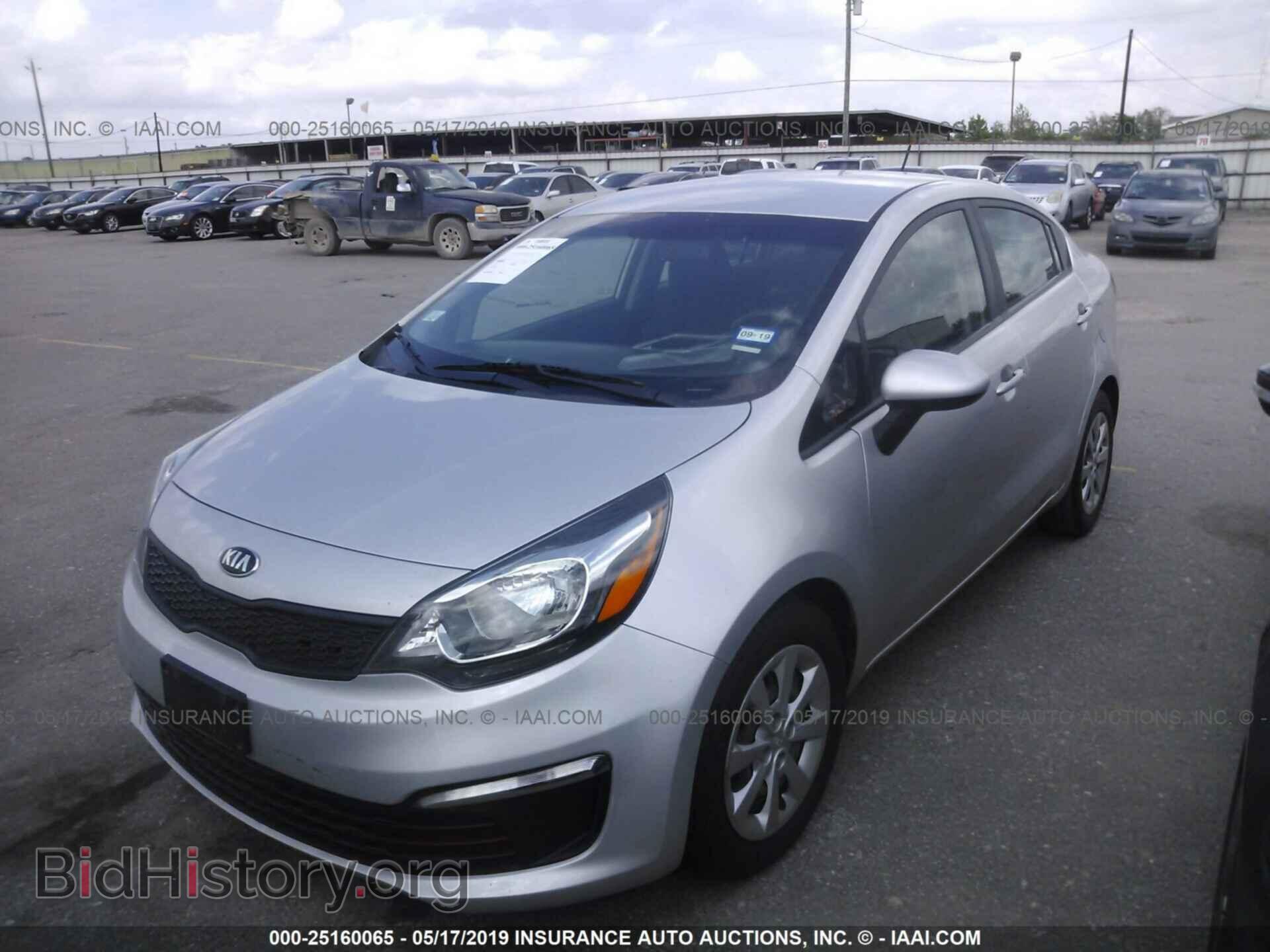 2016 KIA RIO - VIN: KNADM4A34G6612339 - Фото 2