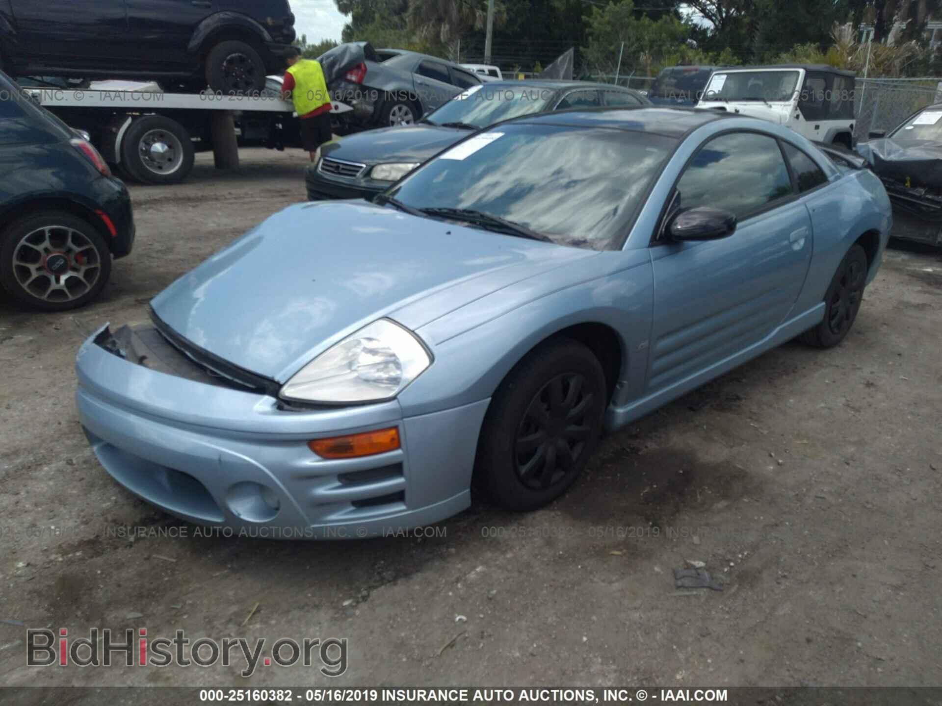 2003 MITSUBISHI ECLIPSE - VIN: 4A3AC84H53E042081 - Фото 2
