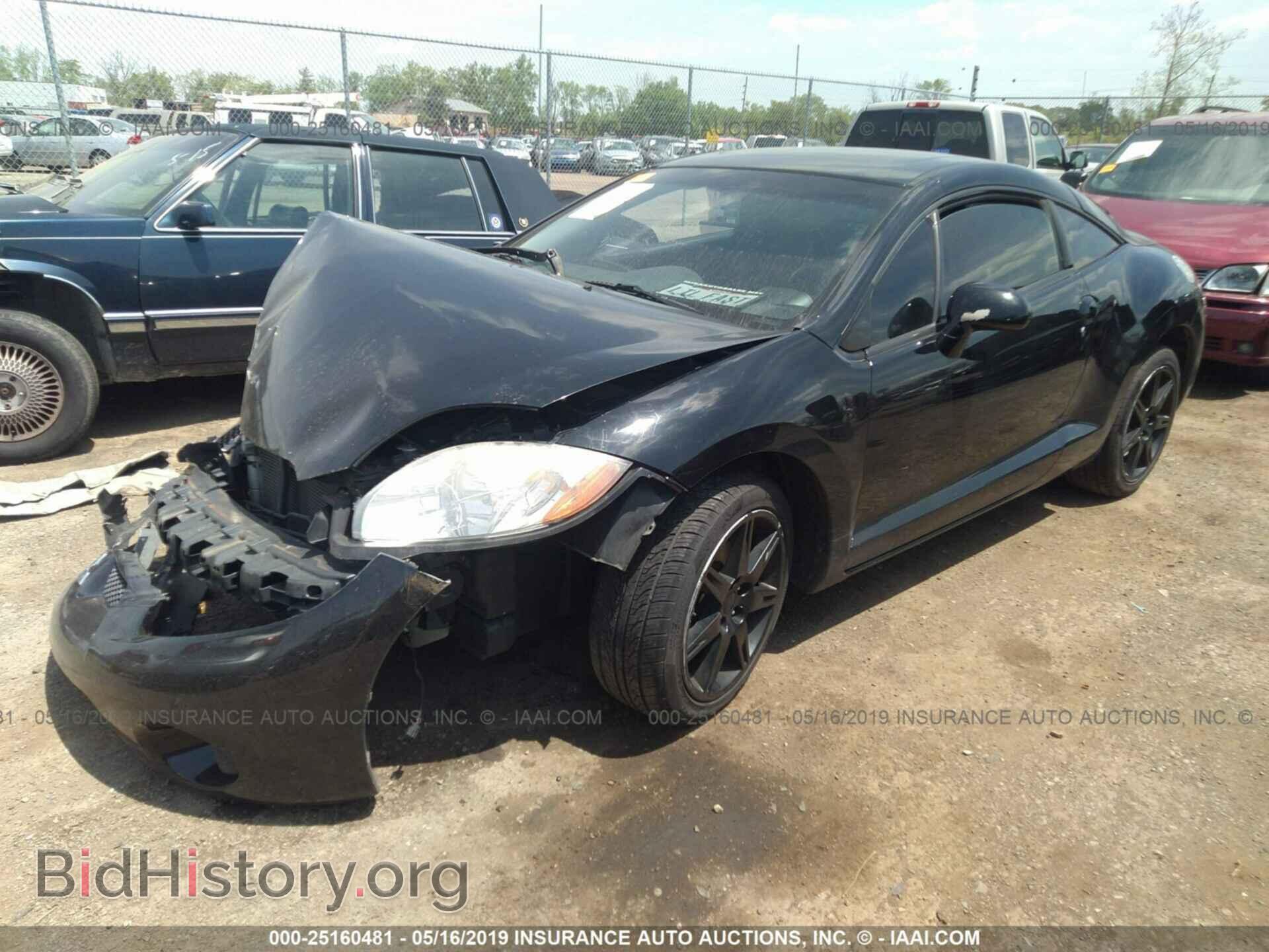 2007 MITSUBISHI ECLIPSE - VIN: 4A3AK64F77E072338 - Фото 2
