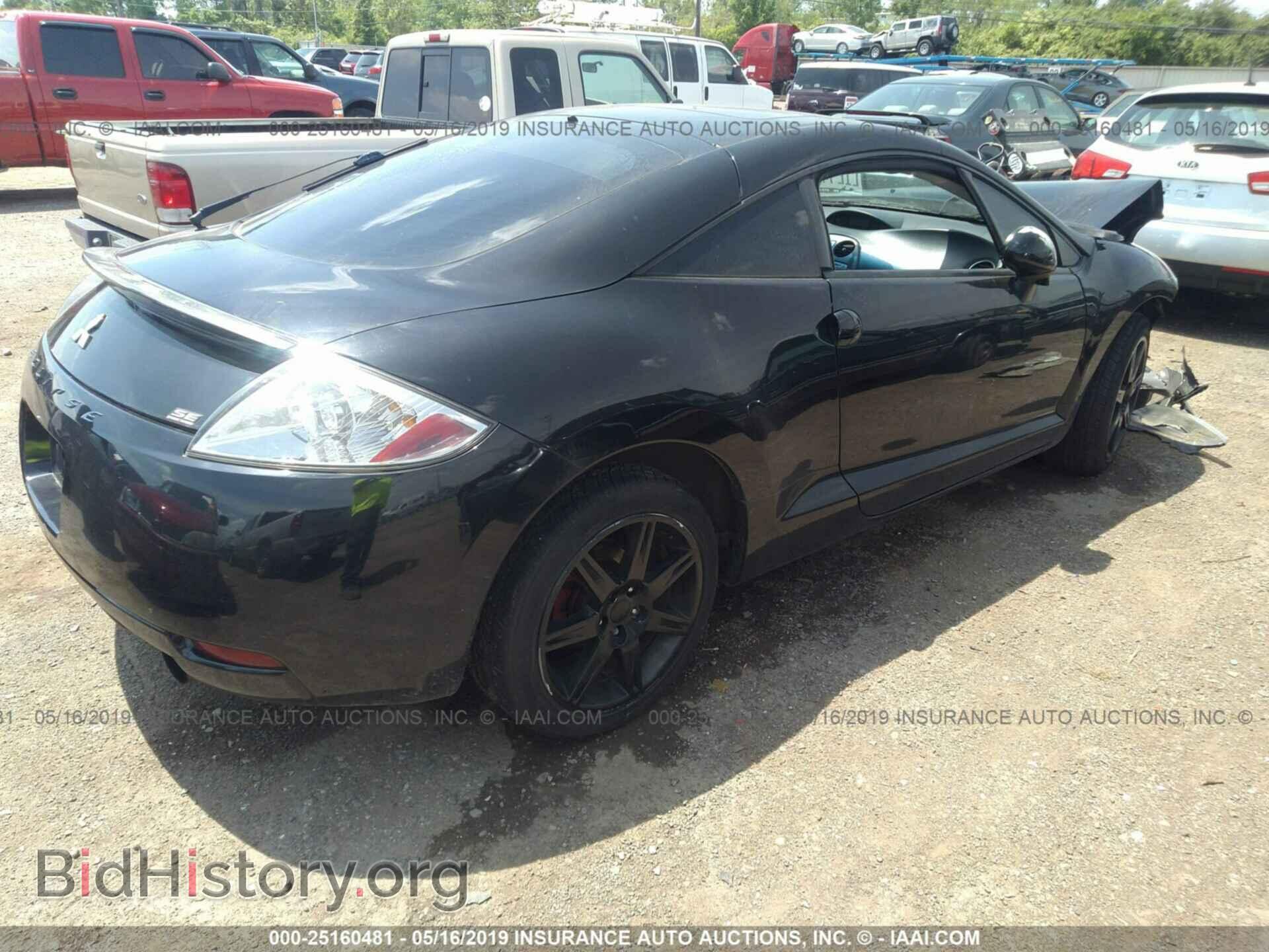 2007 MITSUBISHI ECLIPSE - VIN: 4A3AK64F77E072338 - Фото 4