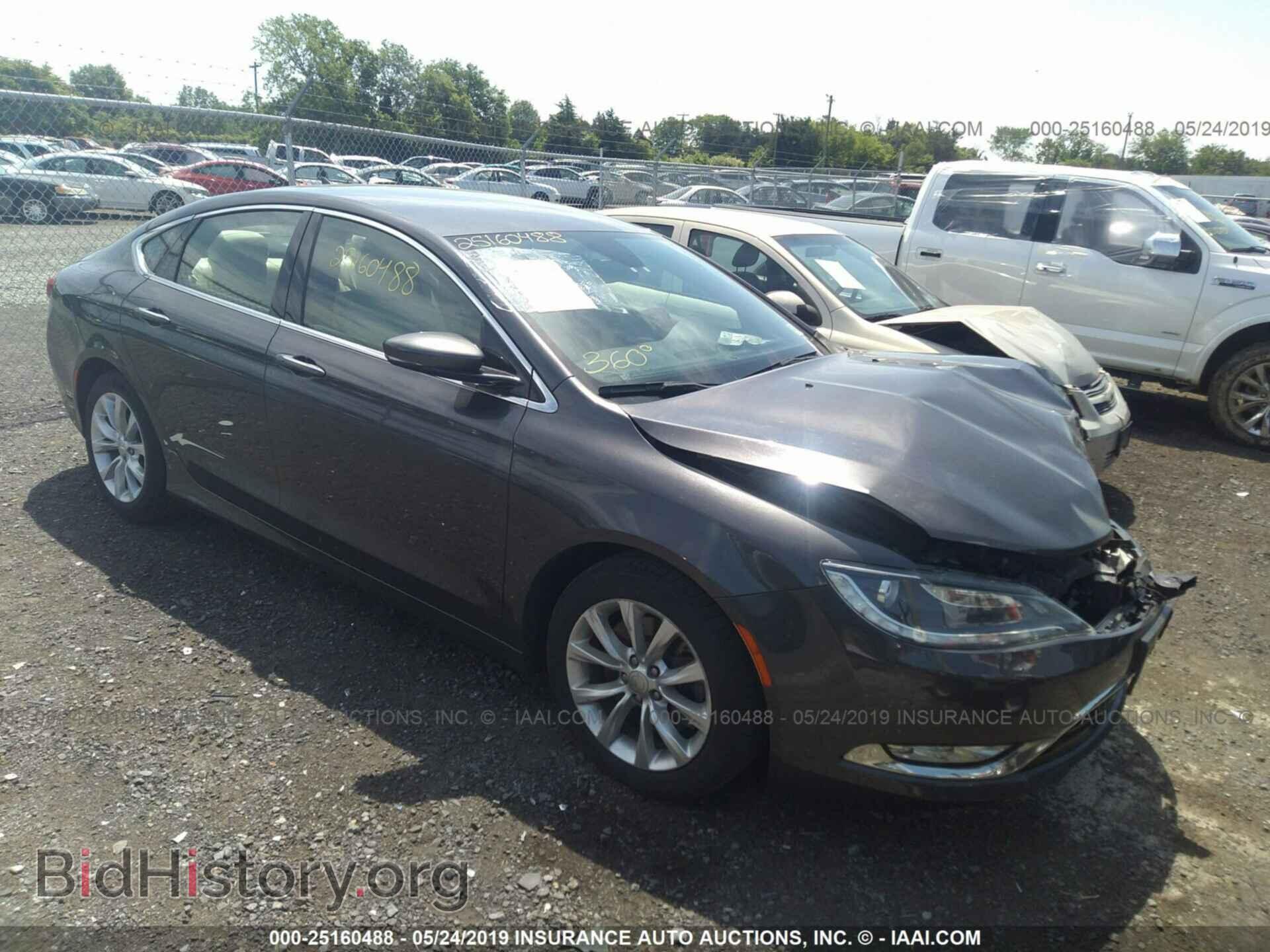 Фотография 1C3CCCCG2GN134072 - CHRYSLER 200 2016