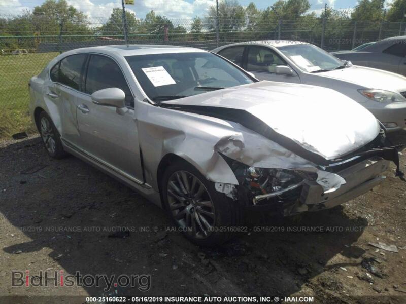 2013 Lexus LS 460 (VIN JTHCL5EF2D5017288) — фото 1 из 10, IAAI, повреждение: правая передняя часть