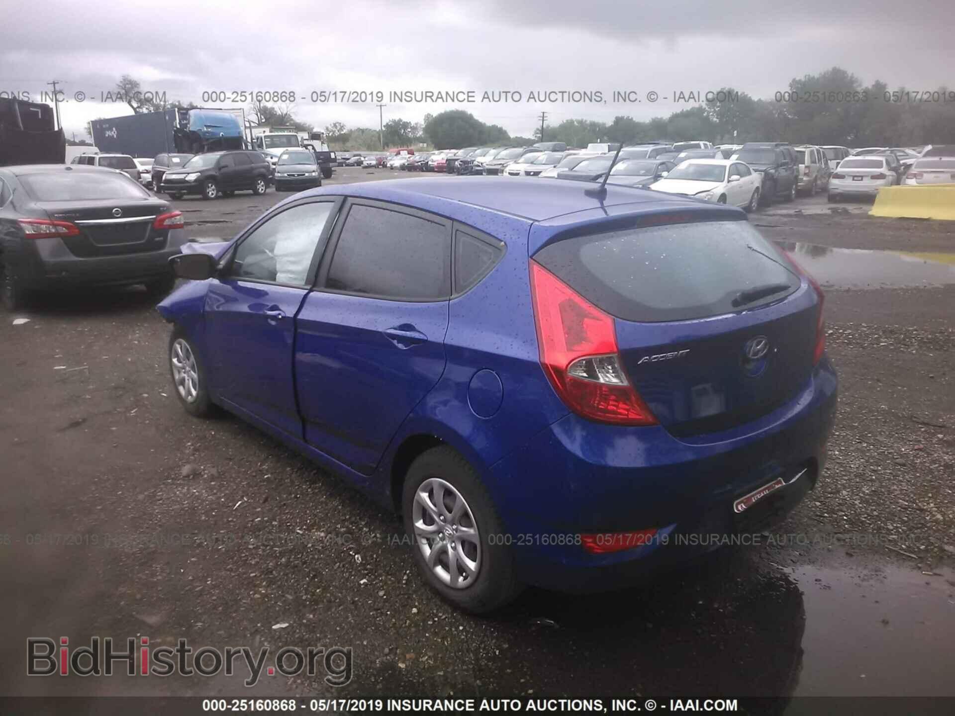 2014 HYUNDAI ACCENT - VIN: KMHCT5AEXEU189828 - Фото 3