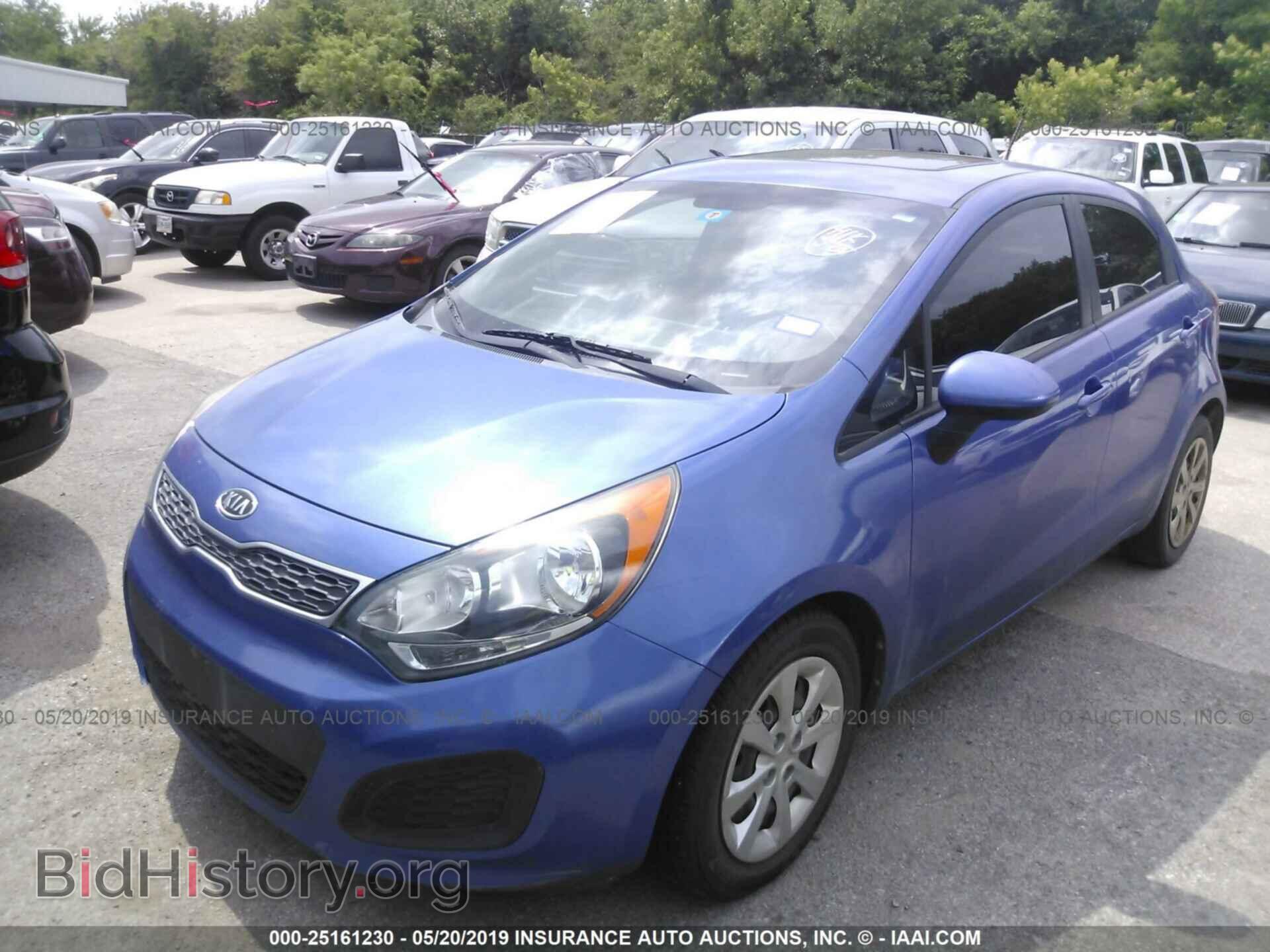 2012 KIA RIO - VIN: KNADN5A39C6037698 - Фото 2