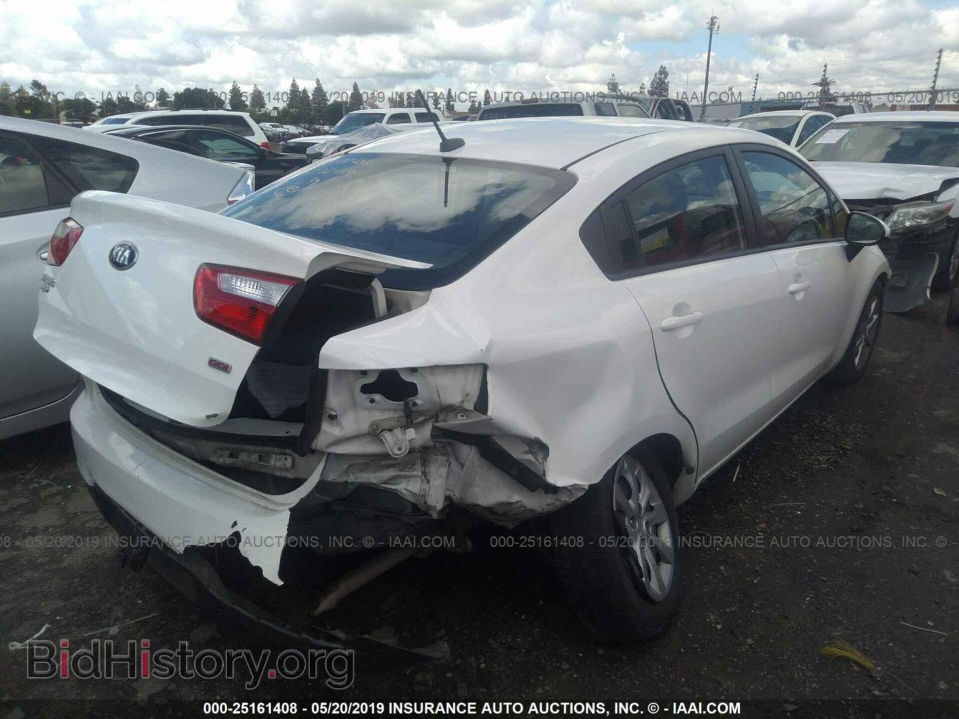 2014 KIA RIO - VIN: KNADM4A36E6368402 - Фото 4