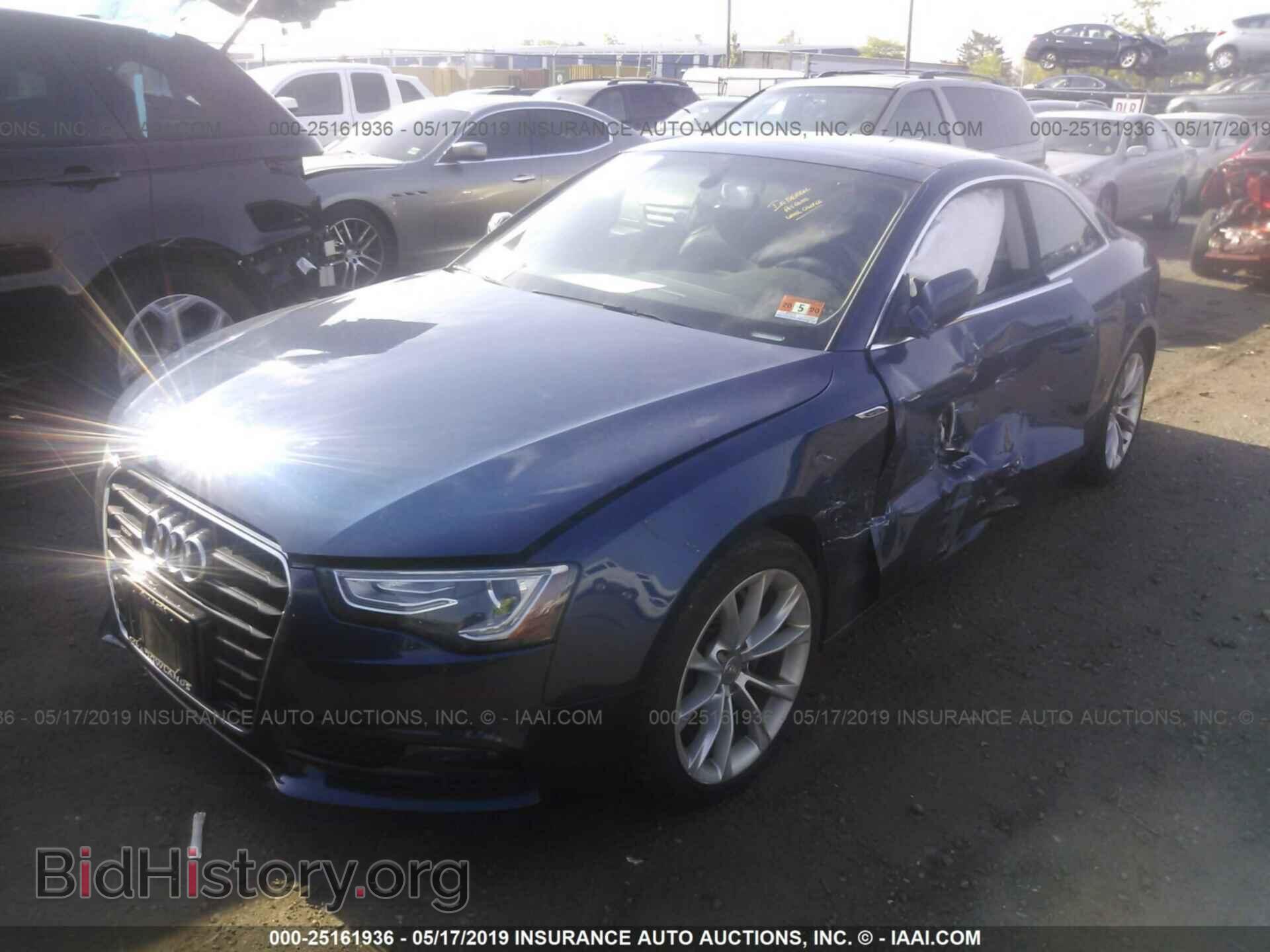 2013 AUDI A5 - VIN: WAUCFAFR2DA043355 - Фото 2