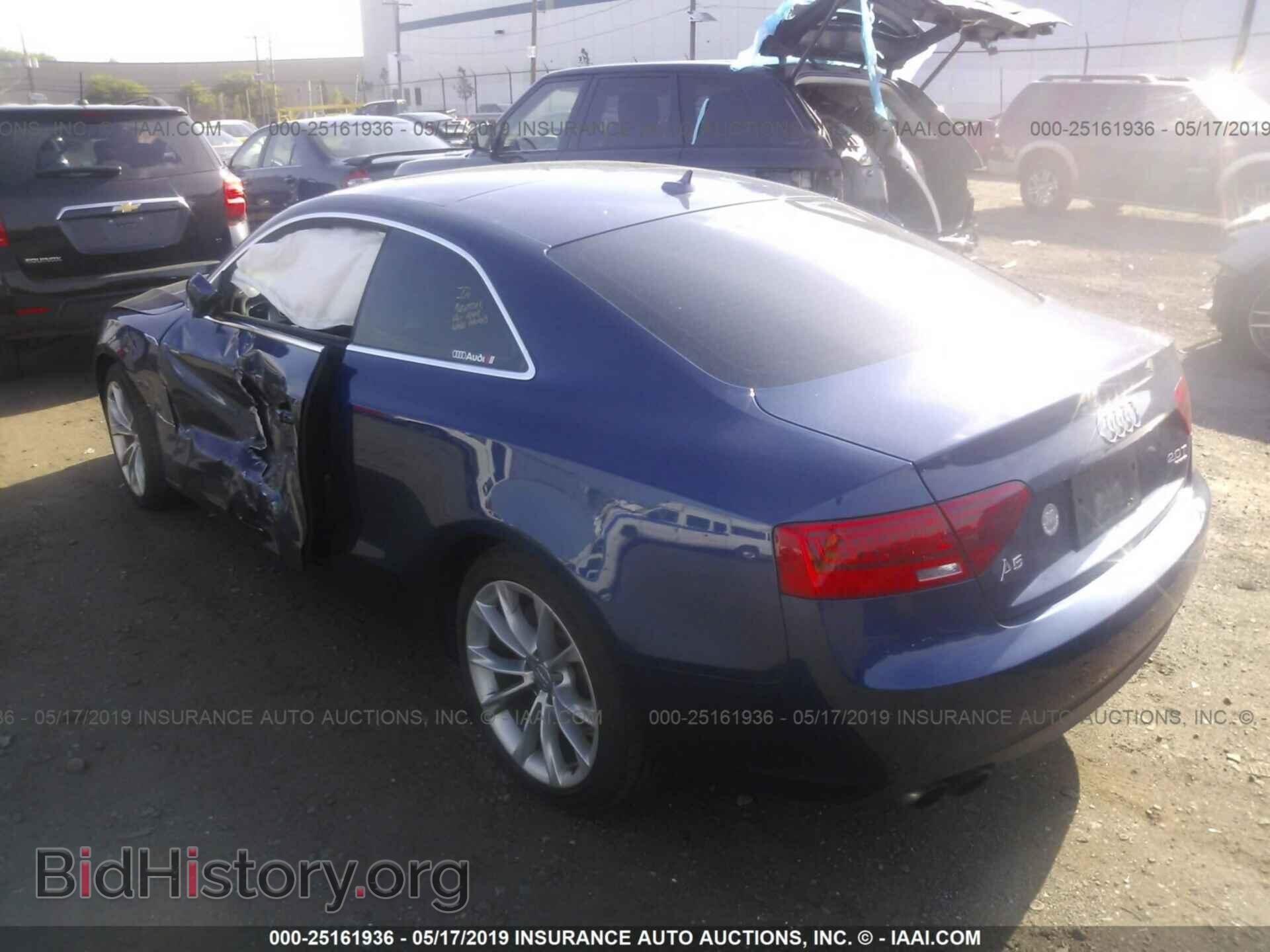 2013 AUDI A5 - VIN: WAUCFAFR2DA043355 - Фото 3