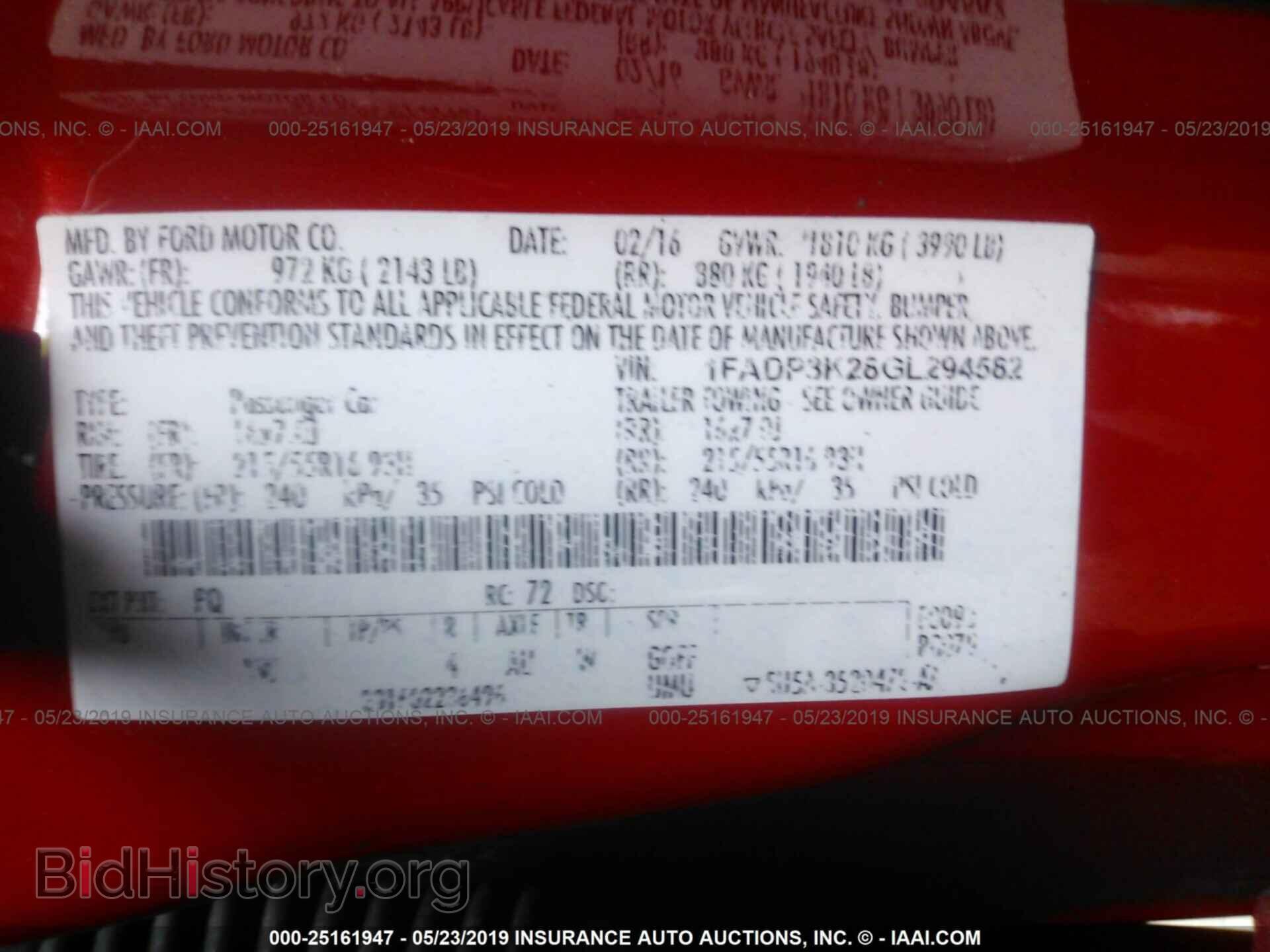 2016 FORD FOCUS - VIN: 1FADP3K28GL294582 - Photo 9