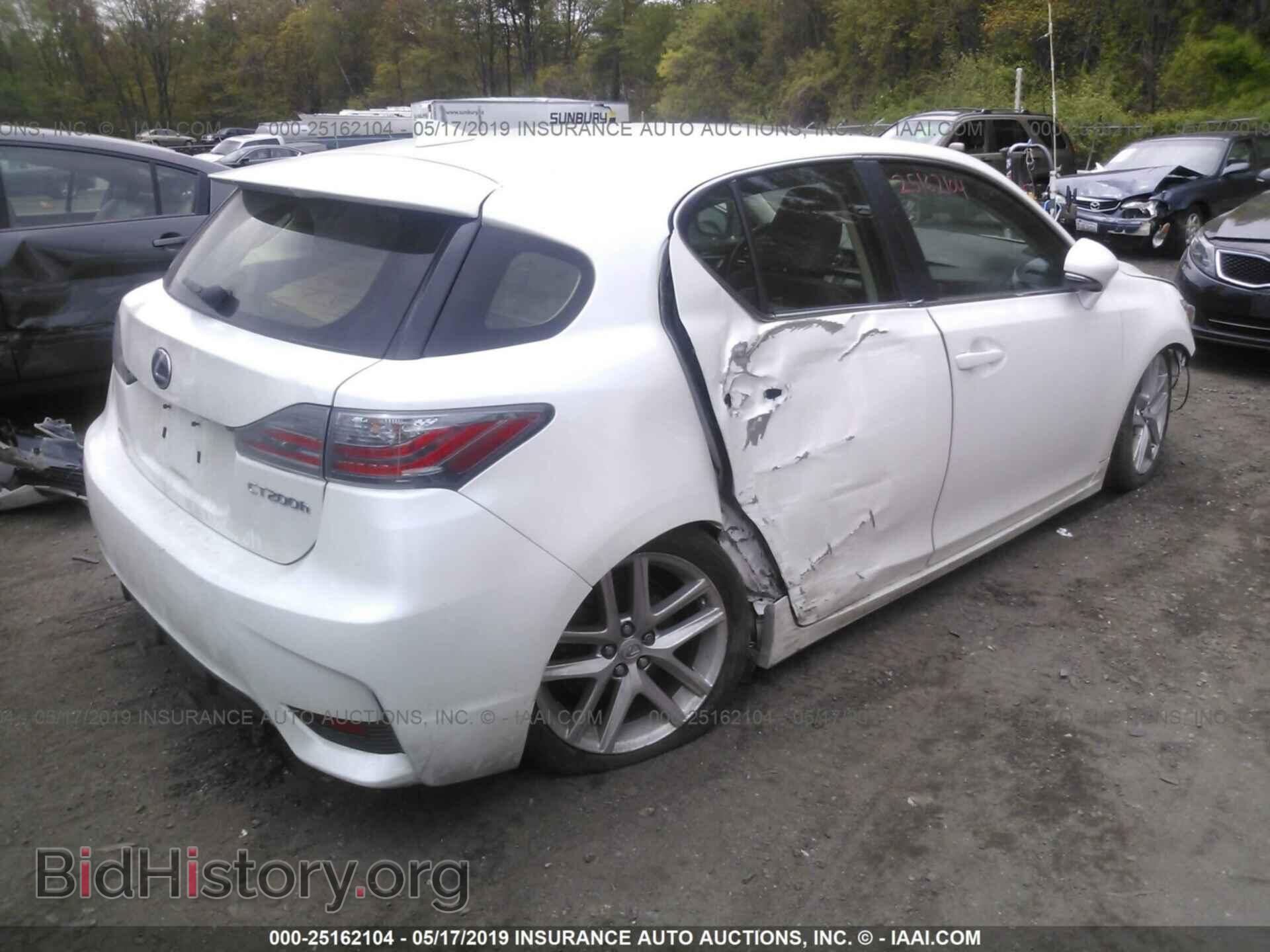 2014 LEXUS CT - VIN: JTHKD5BHXE2190588 - Фото 4