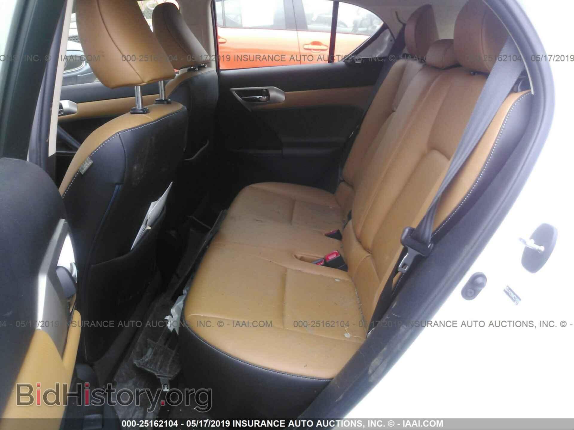 2014 LEXUS CT - VIN: JTHKD5BHXE2190588 - Фото 8