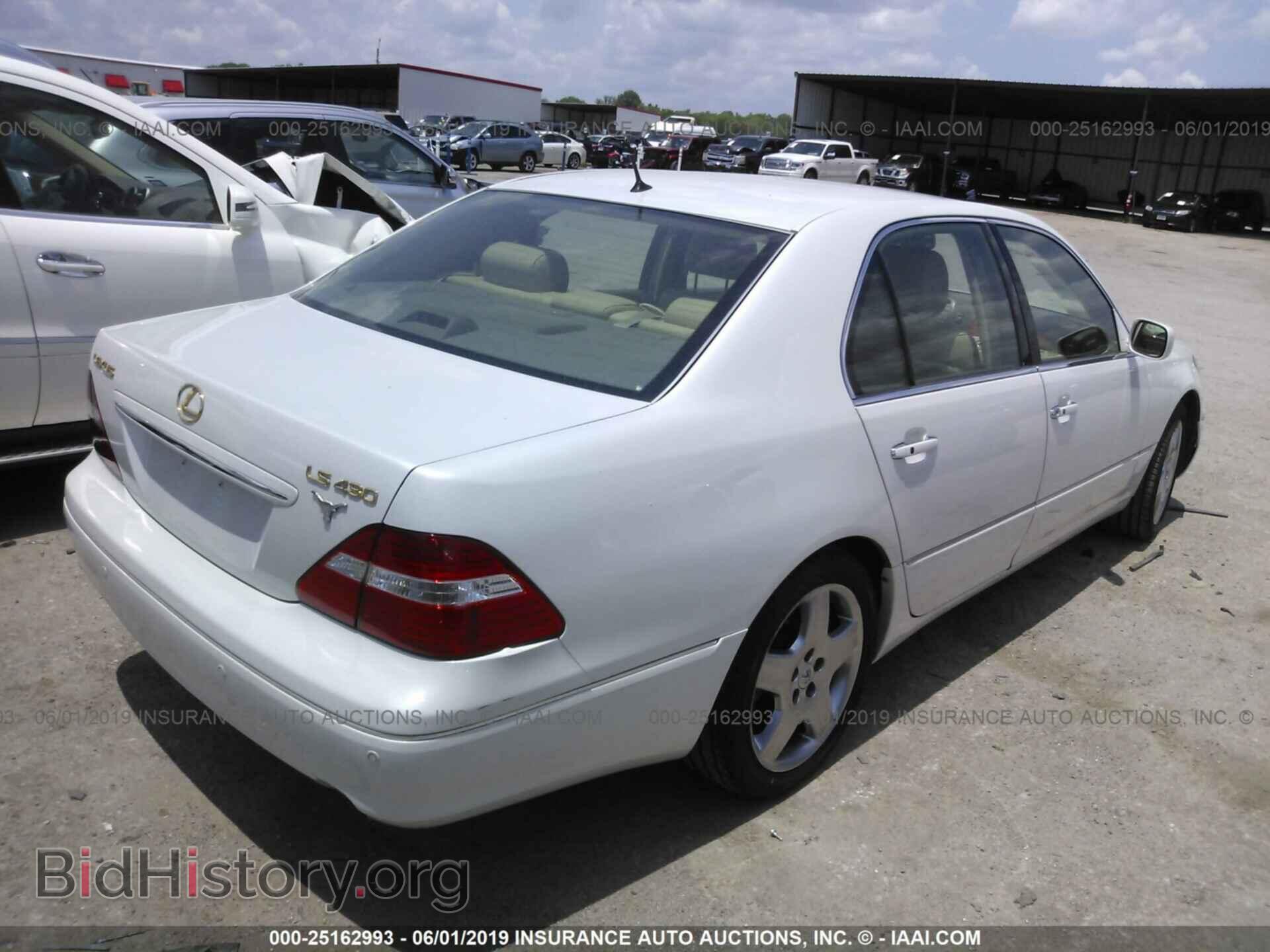 2005 LEXUS LS - VIN: JTHBN36F655026926 - Photo 4