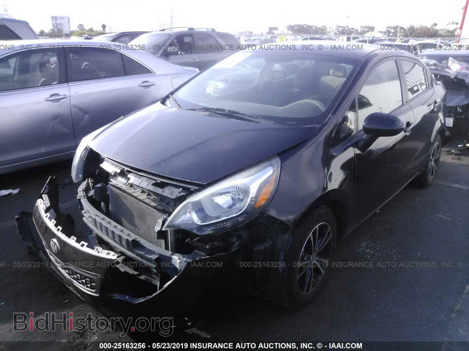 2013 KIA RIO - VIN: KNADM4A38D6104113 - Фото 2