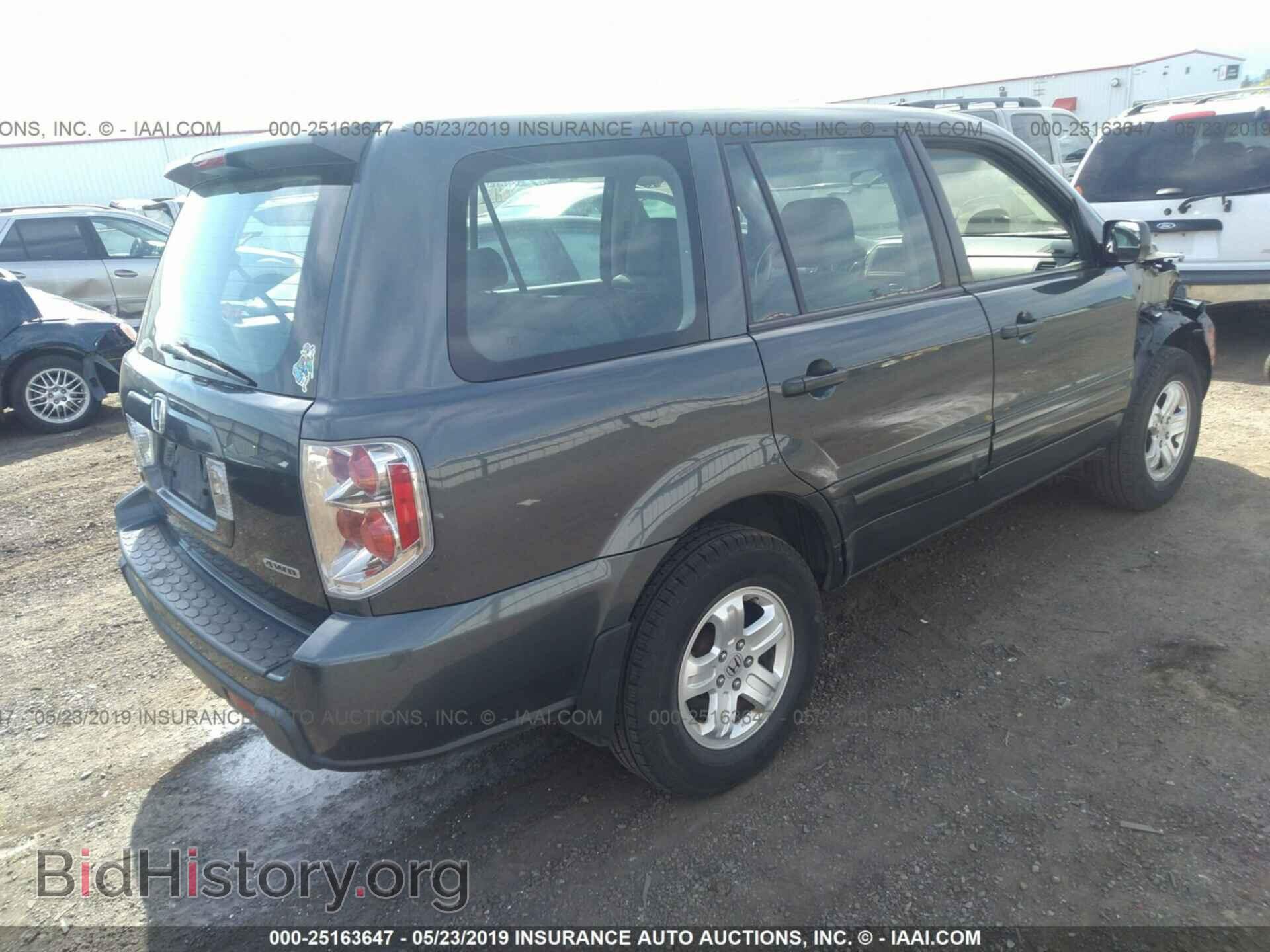 2006 HONDA PILOT - VIN: 2HKYF18186H556069 - Фото 4
