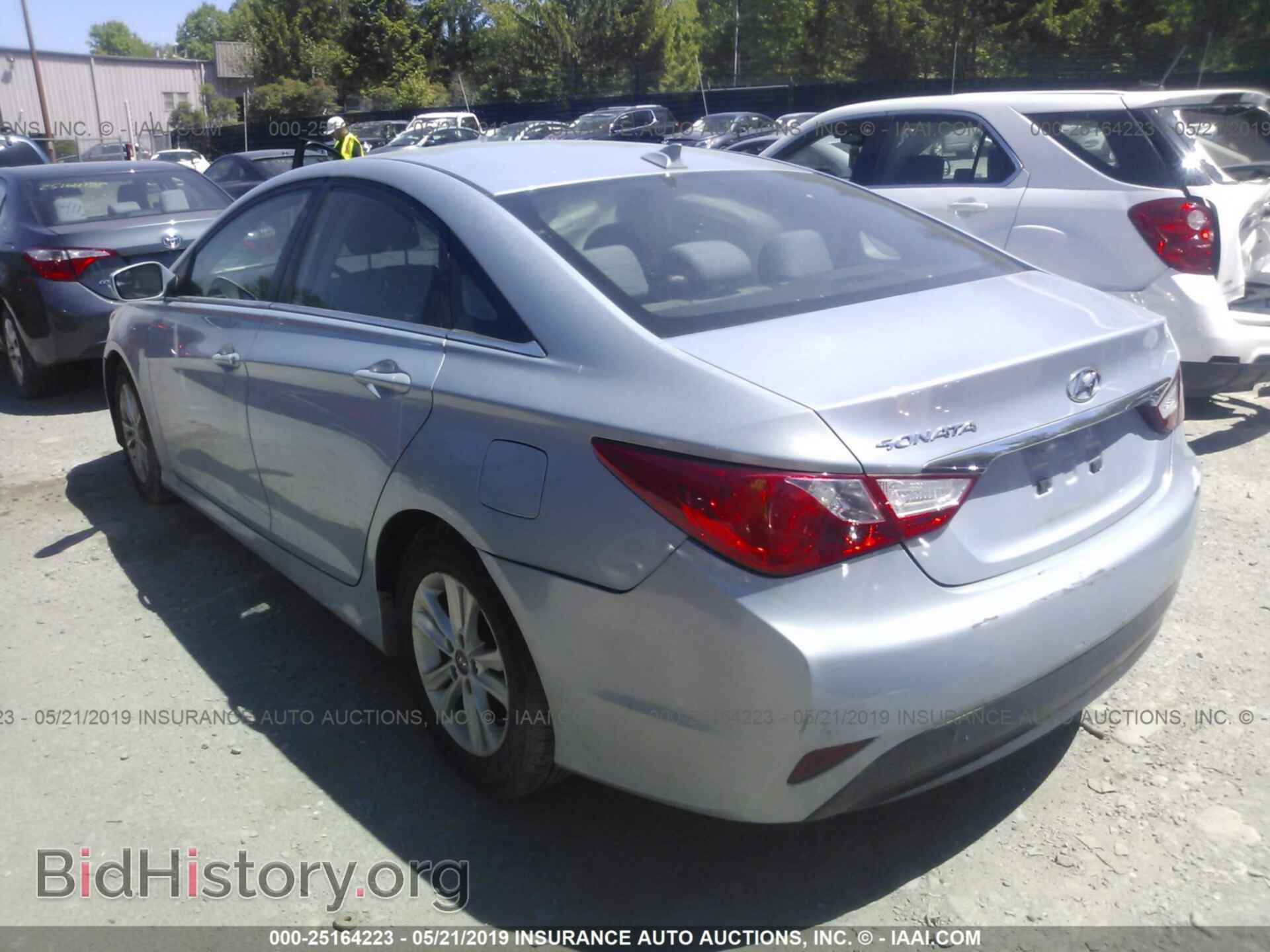 2014 HYUNDAI SONATA - VIN: 5NPEB4AC0EH825742 - Фото 3