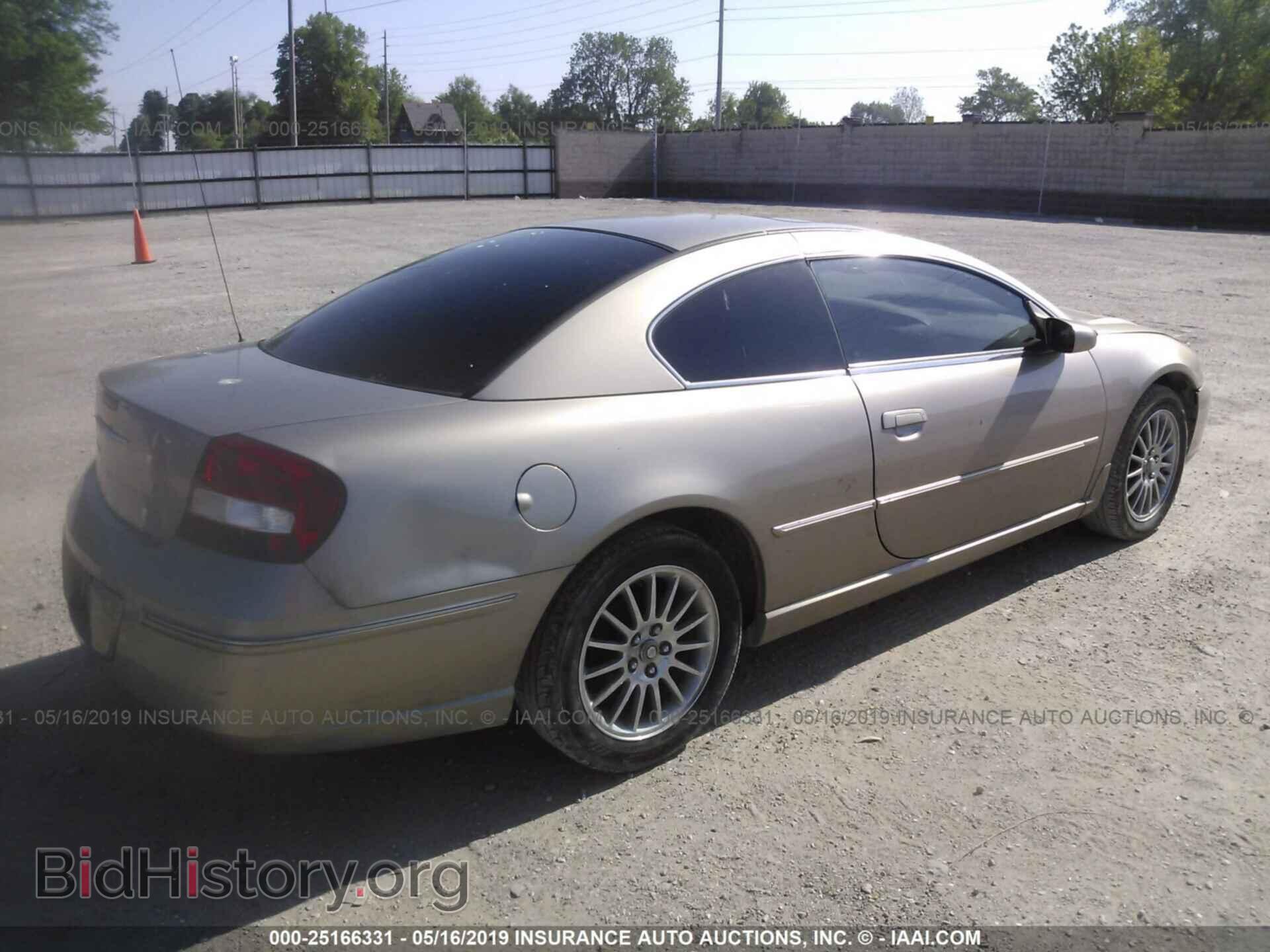 2003 CHRYSLER SEBRING - VIN: 4C3AG52H23E110803 - Фото 4