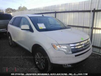 2009 Ford EDGE Limited, белый — VIN 2FMDK39C19BA29668, IAAI