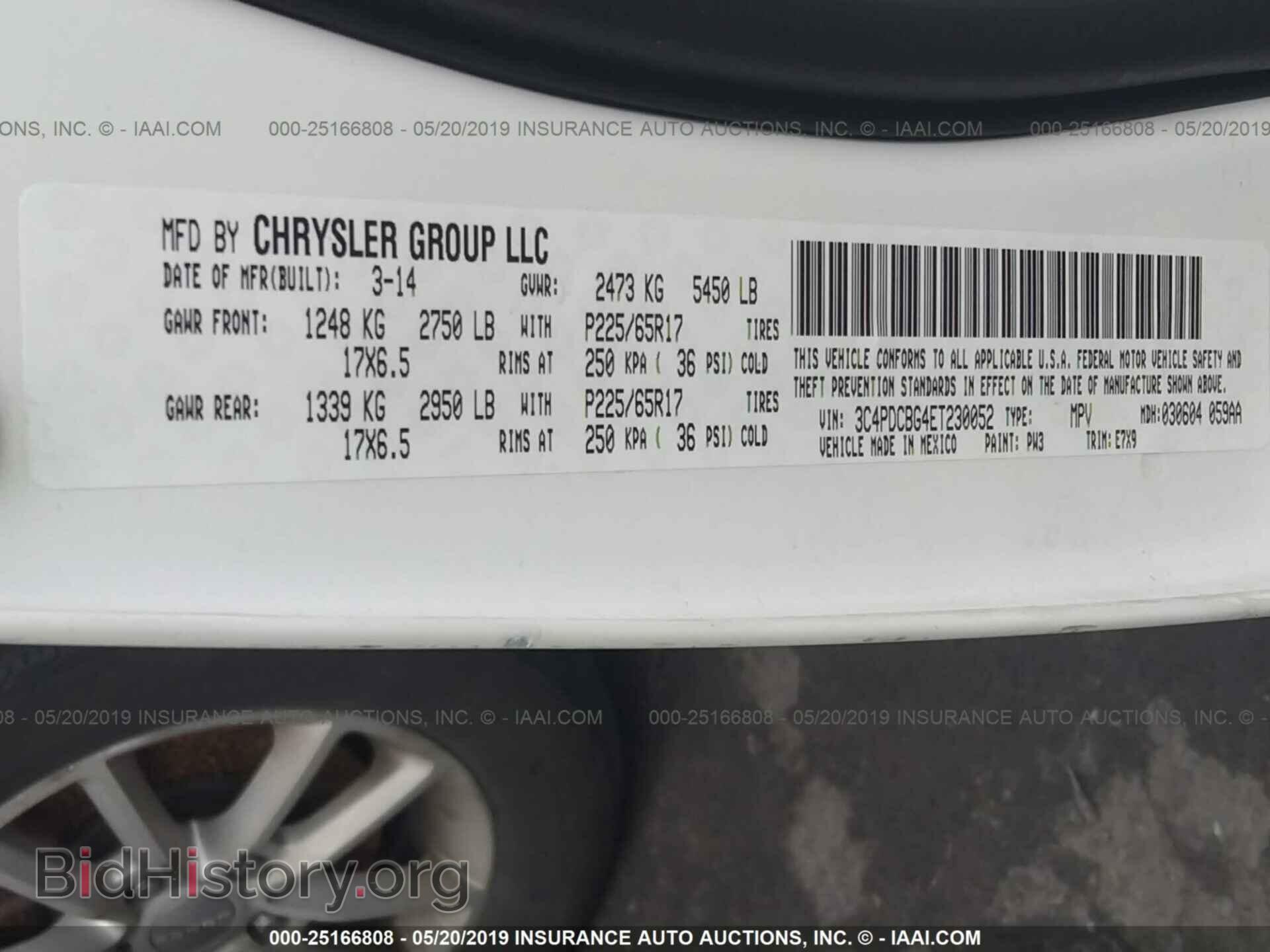 2014 DODGE JOURNEY - VIN: 3C4PDCBG4ET230052 - Photo 9