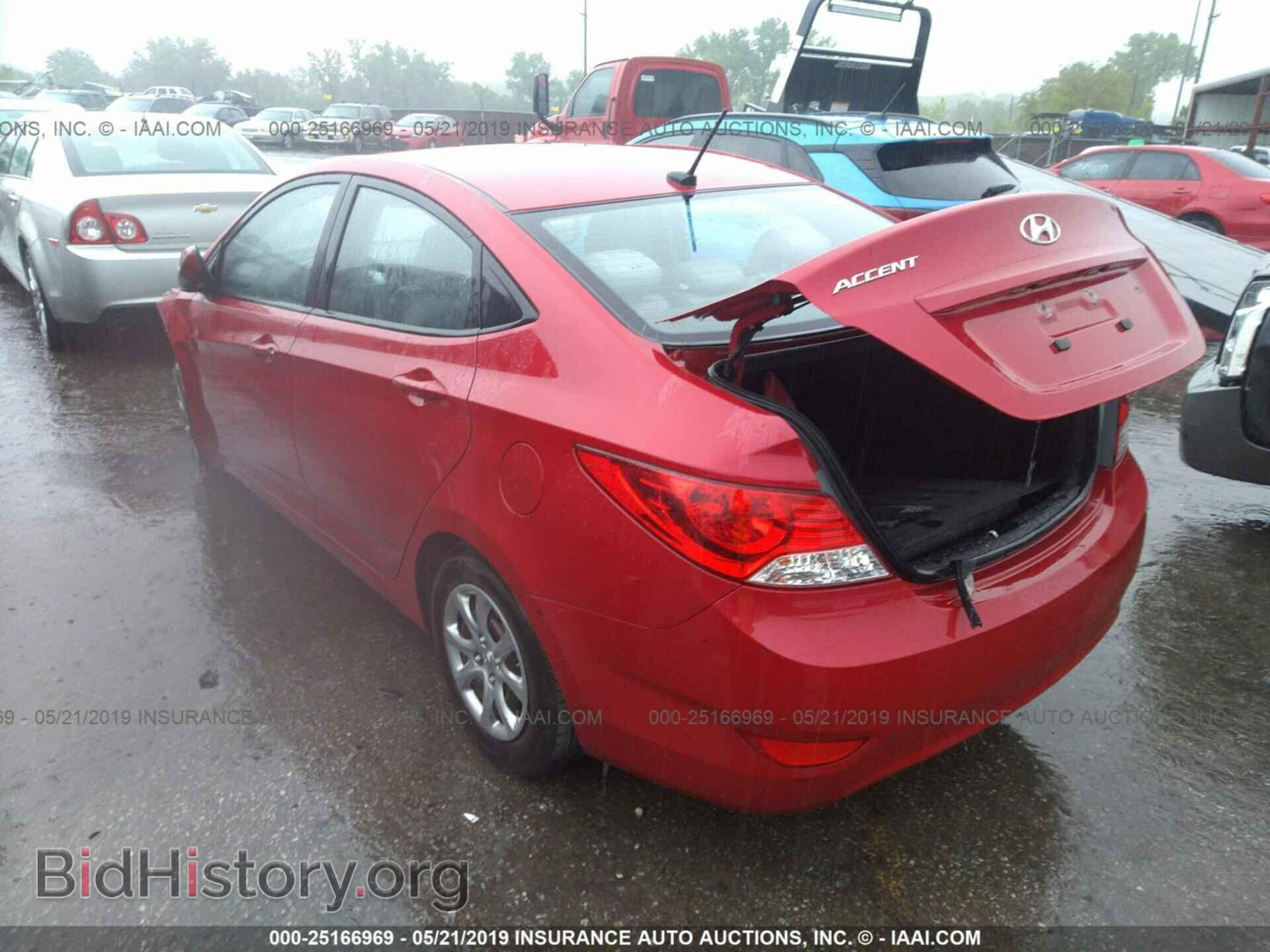 2013 HYUNDAI ACCENT - VIN: KMHCT4AE1DU489475 - Фото 3
