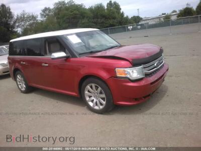 2011 Ford FLEX Limited, red — VIN 2FMHK6DC2BBD27470, IAAI