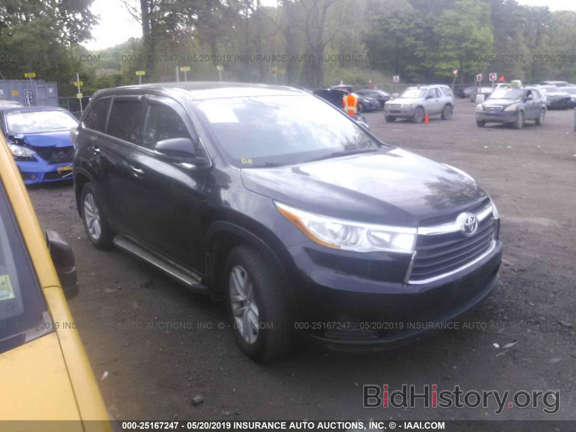 Photo 5TDZARFH4ES005096 - TOYOTA HIGHLANDER 2014