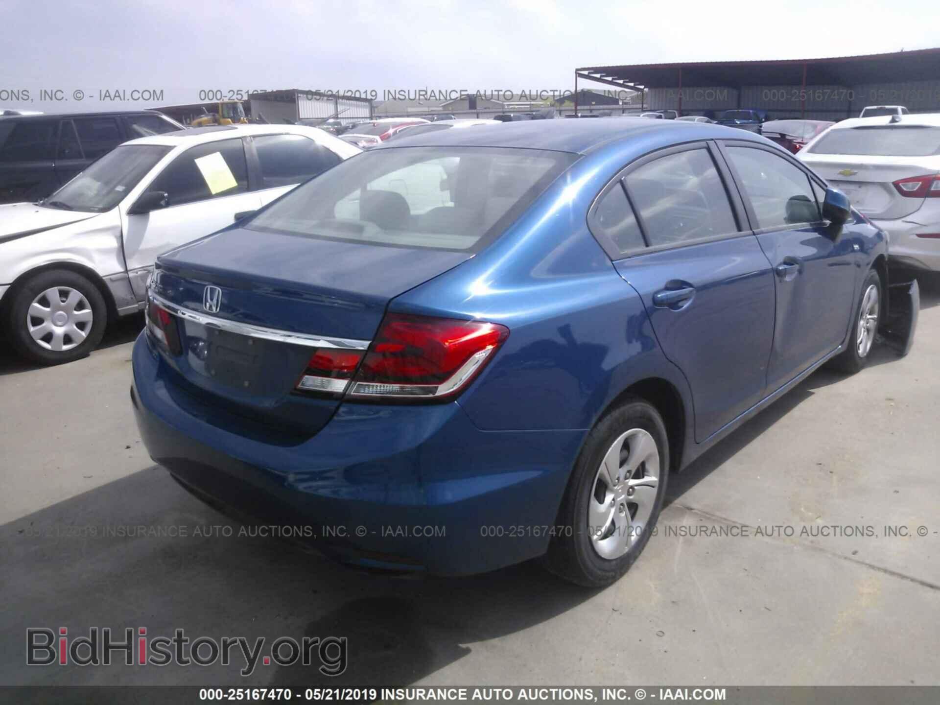 2013 HONDA CIVIC - VIN: 19XFB2F59DE245959 - Фото 4