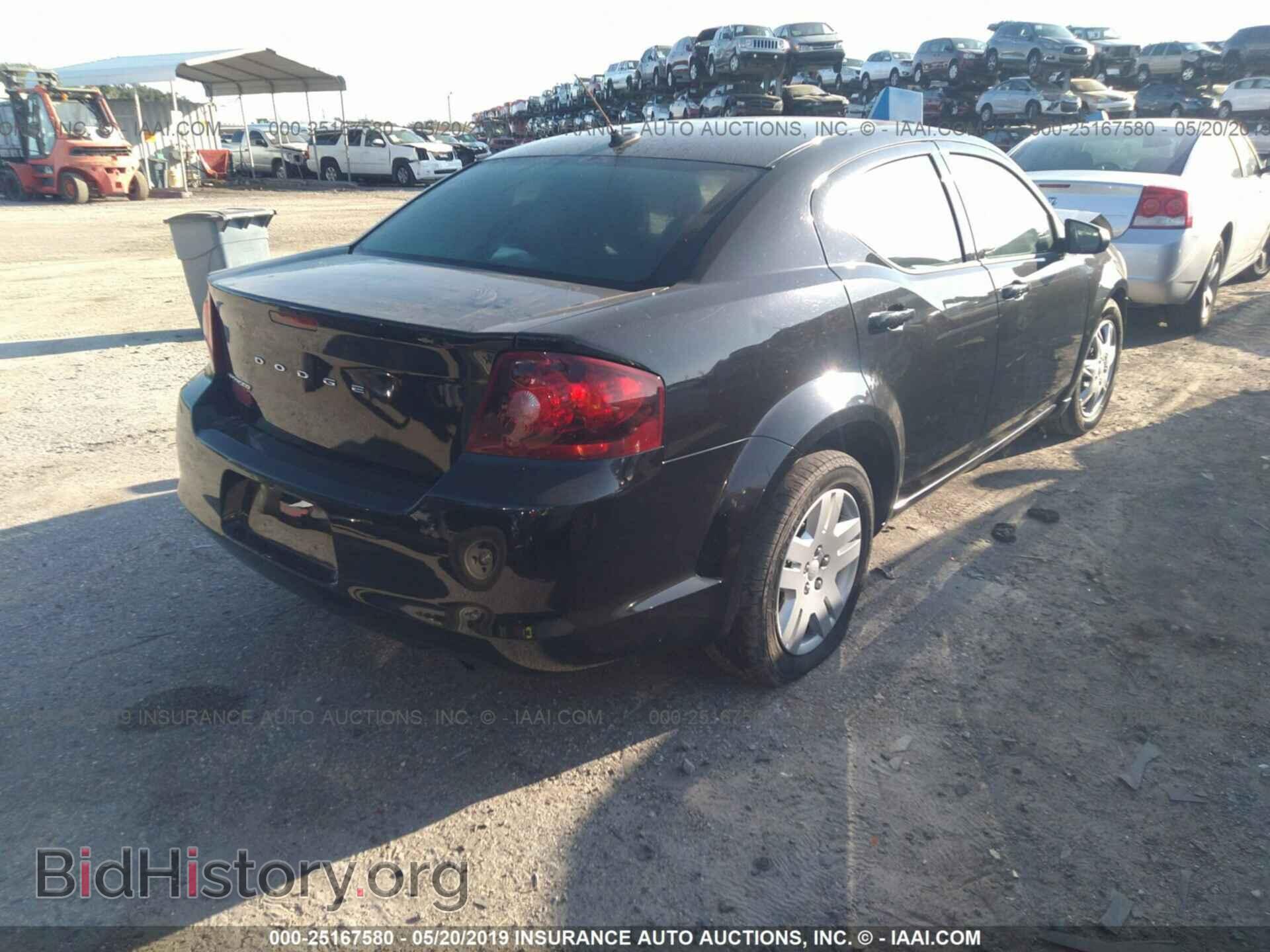 2012 DODGE AVENGER - VIN: 1C3CDZAB9CN174683 - Фото 4
