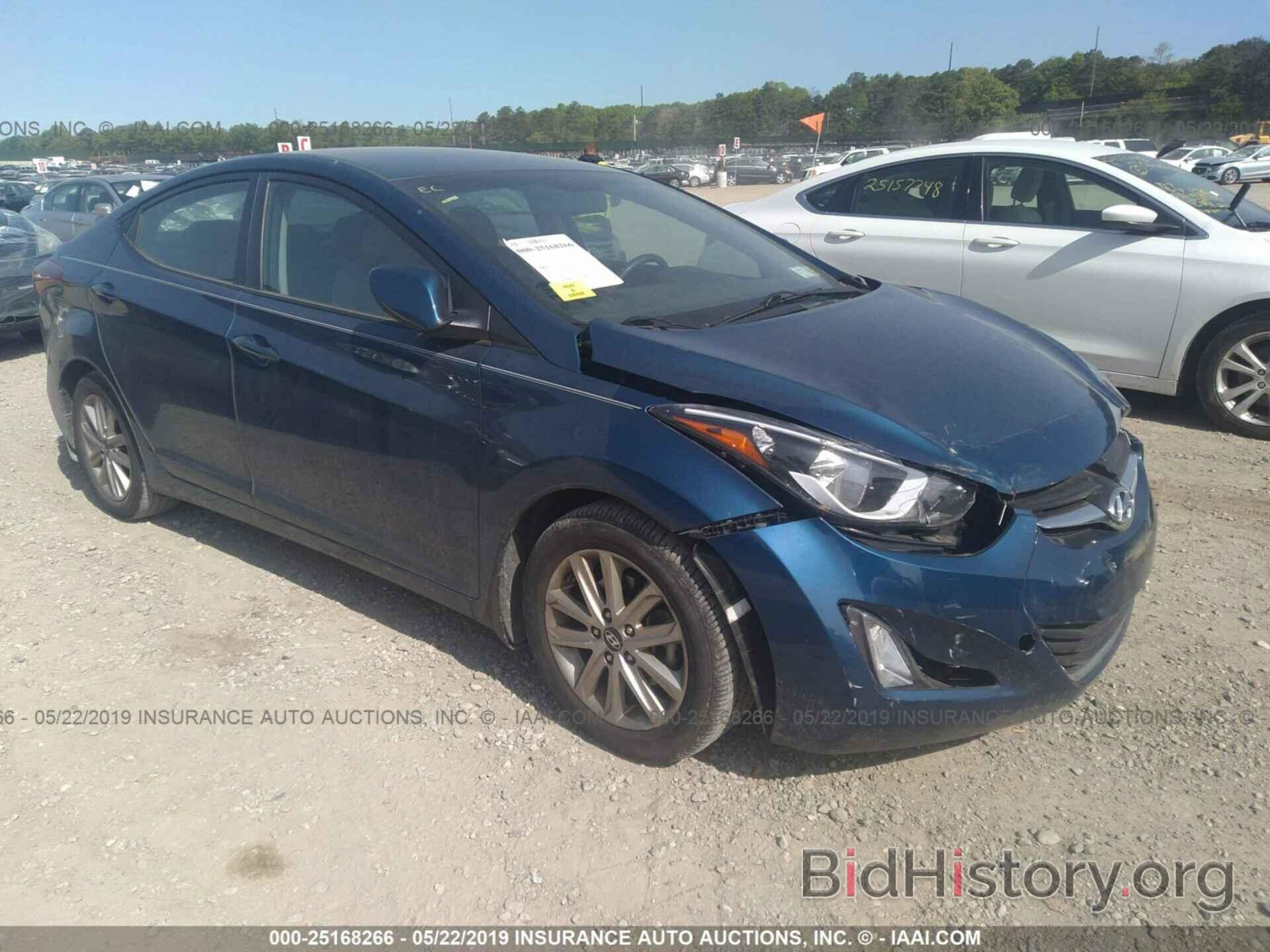 Photo KMHDH4AE3GU571749 - HYUNDAI ELANTRA 2016