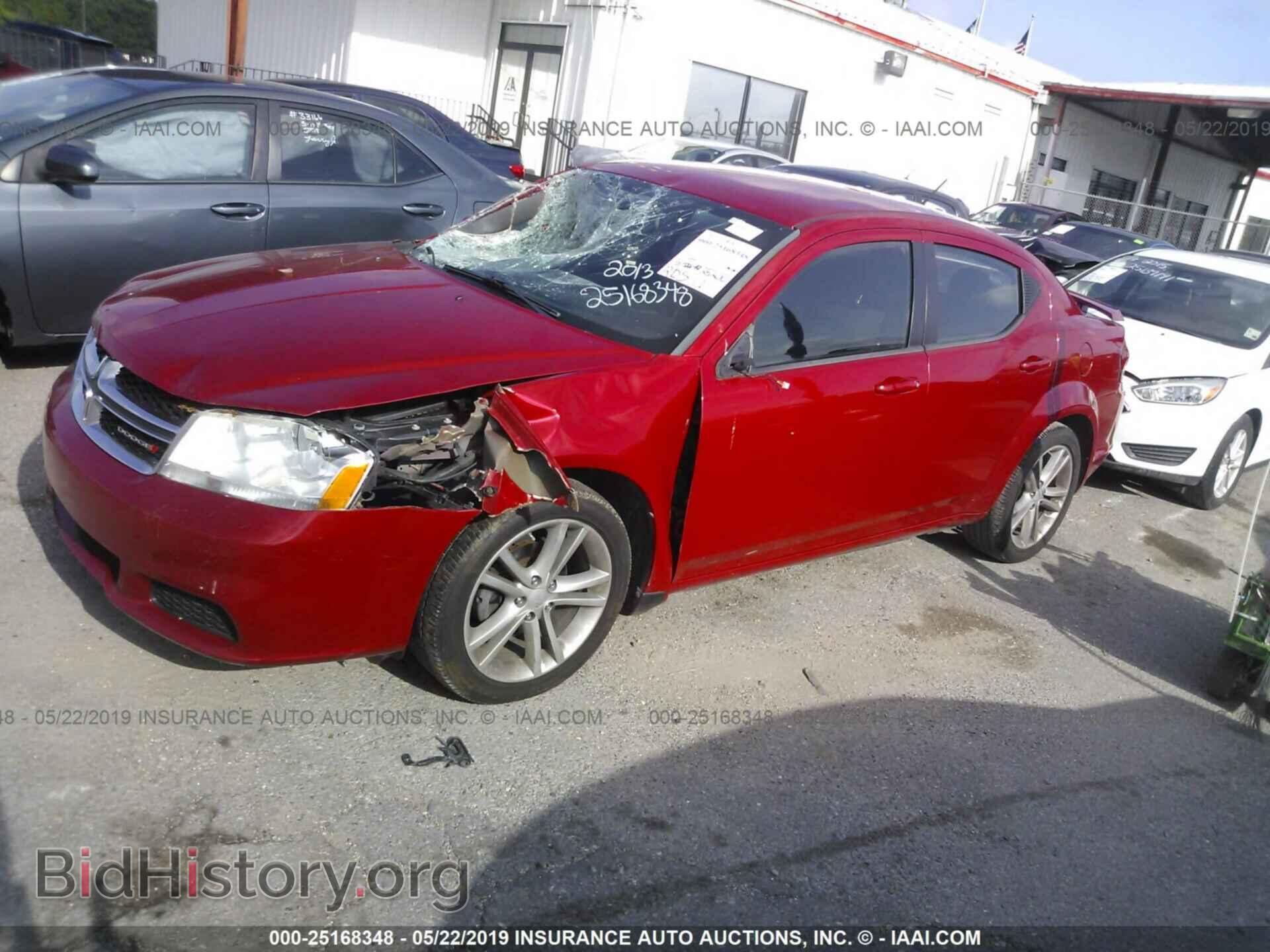 2013 DODGE AVENGER - VIN: 1C3CDZAGXDN586446 - Фото 2