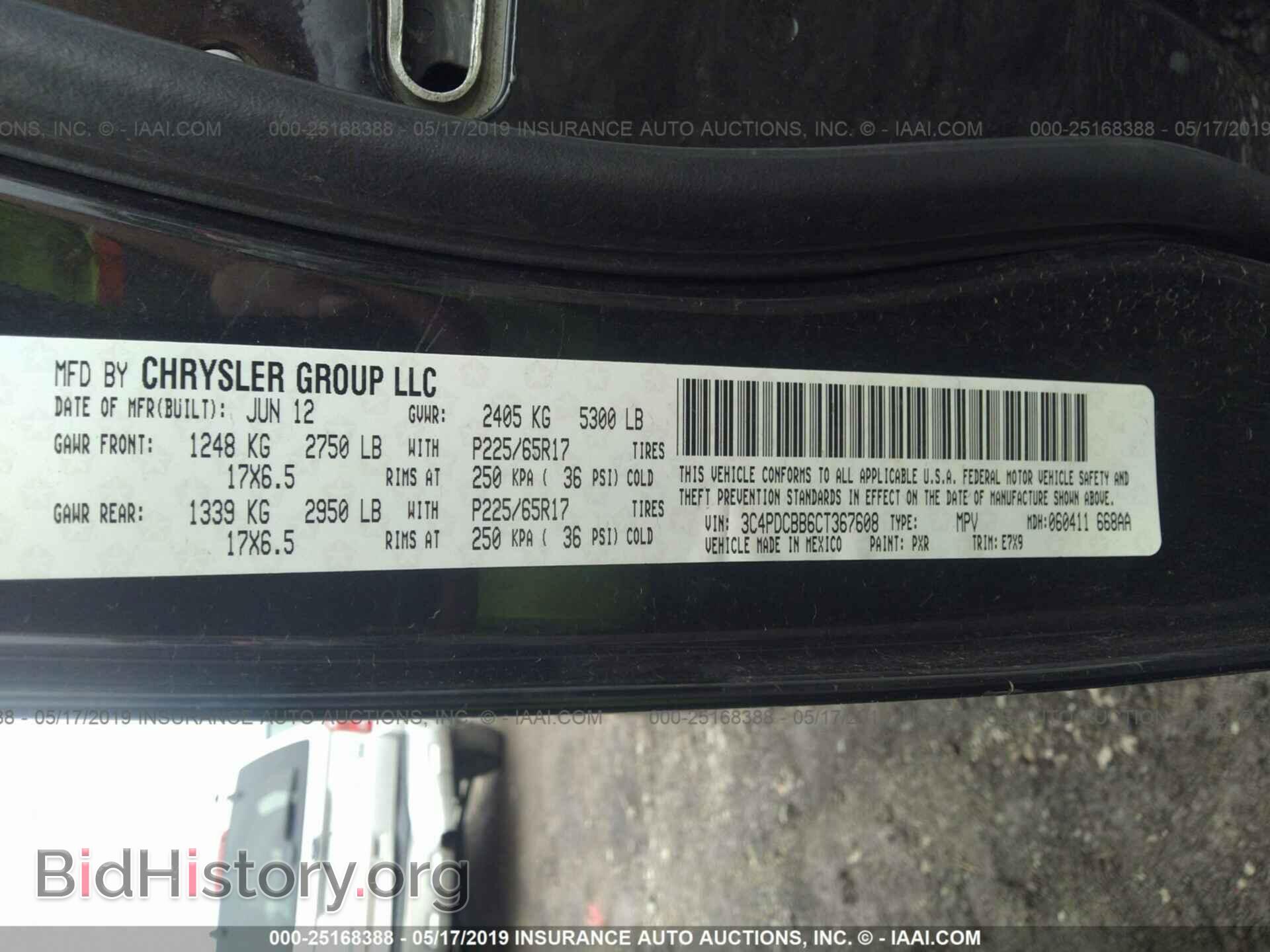 2012 DODGE JOURNEY - VIN: 3C4PDCBB6CT367608 - Photo 9