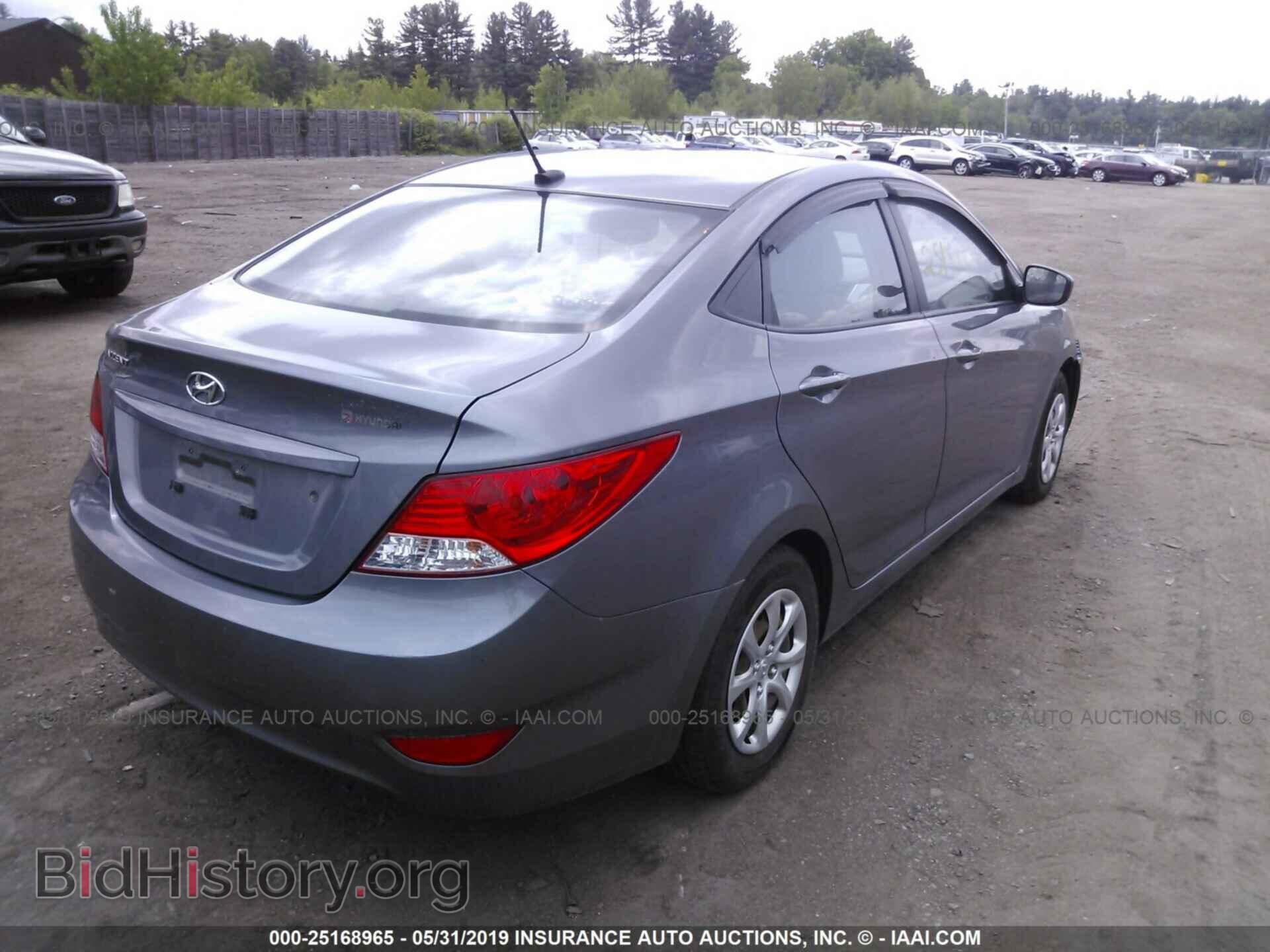 2014 HYUNDAI ACCENT - VIN: KMHCT4AE8EU729591 - Фото 4
