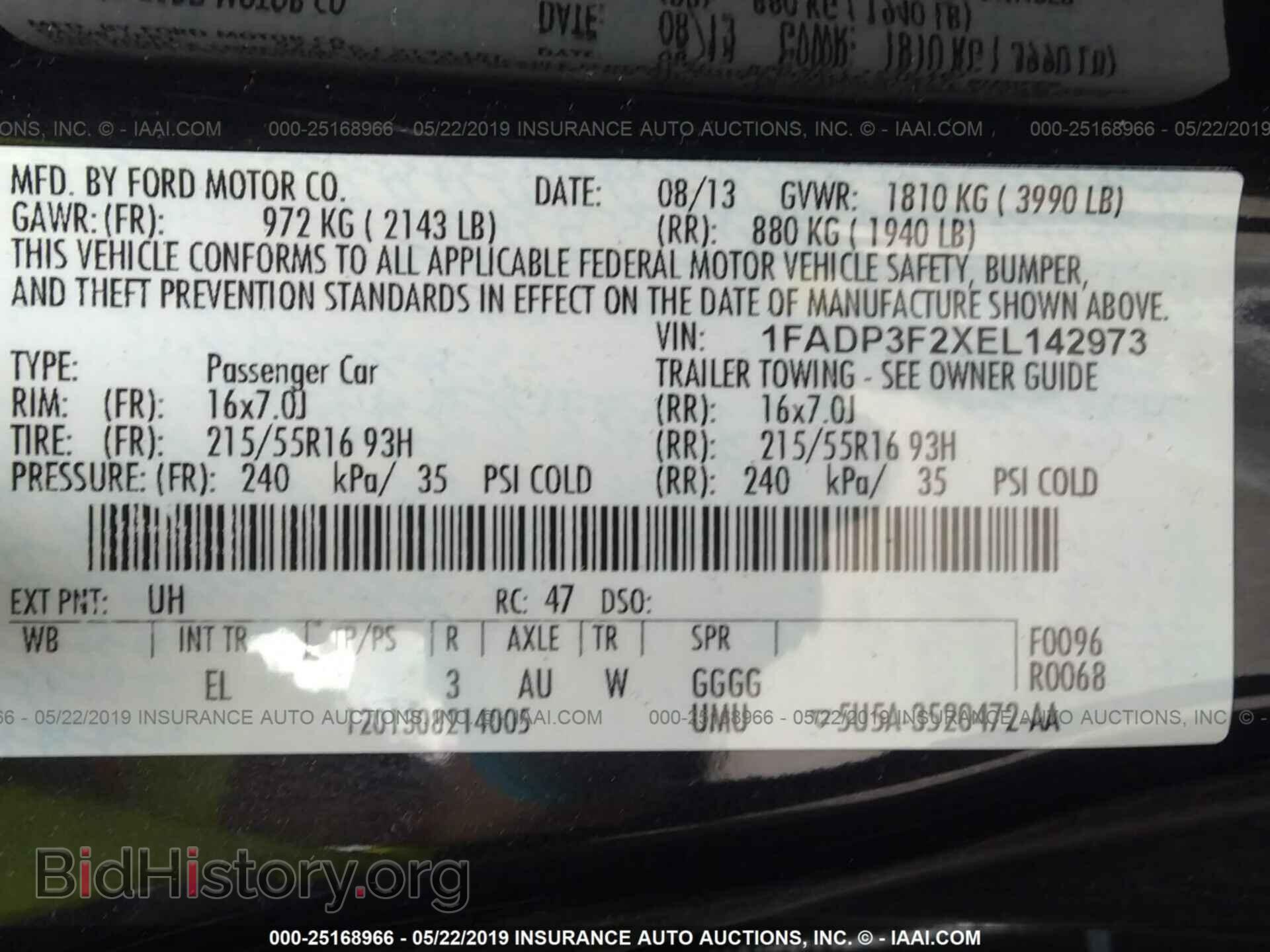 2014 FORD FOCUS - VIN: 1FADP3F2XEL142973 - Photo 9