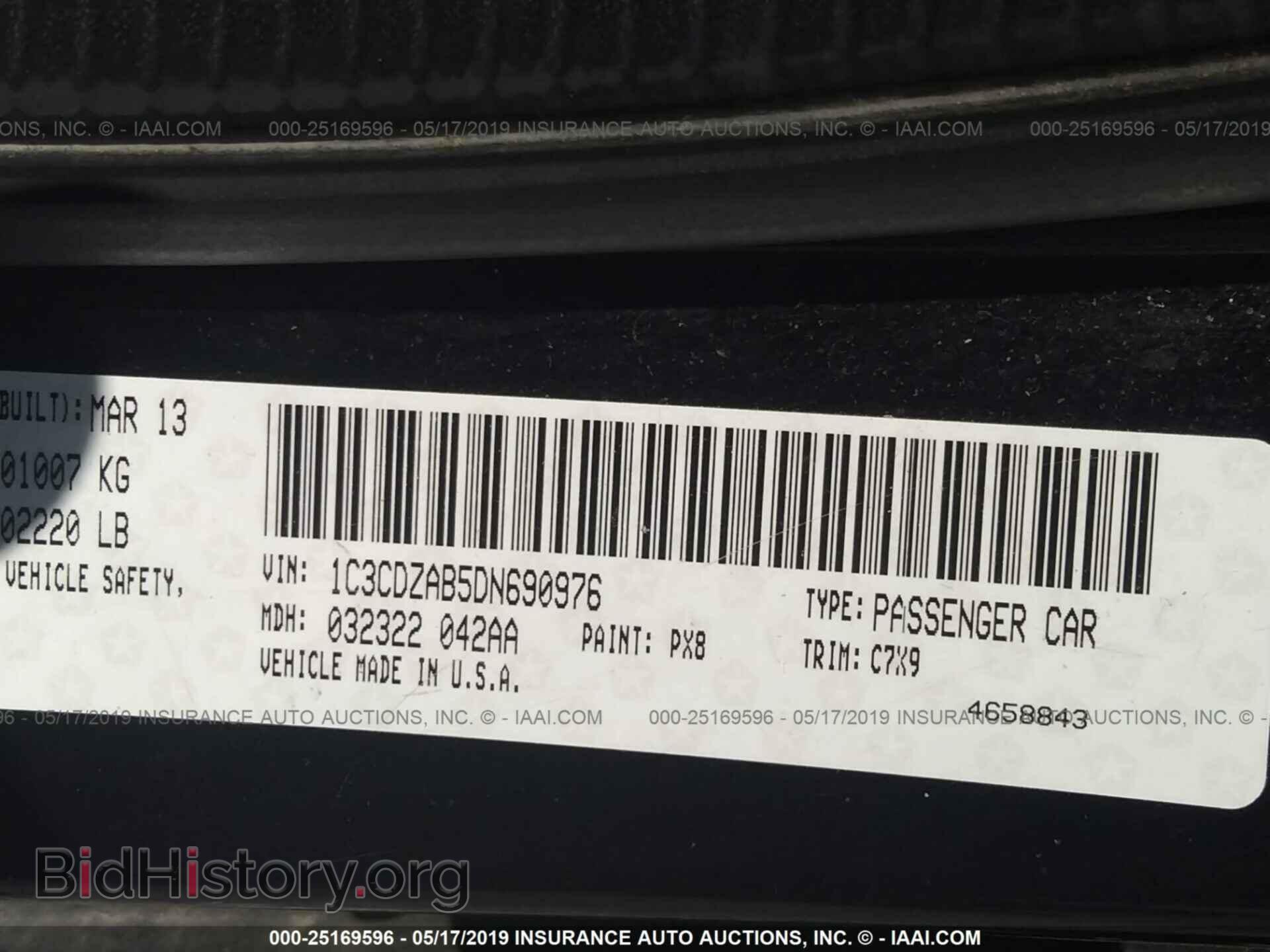 2013 DODGE AVENGER - VIN: 1C3CDZAB5DN690976 - Photo 9