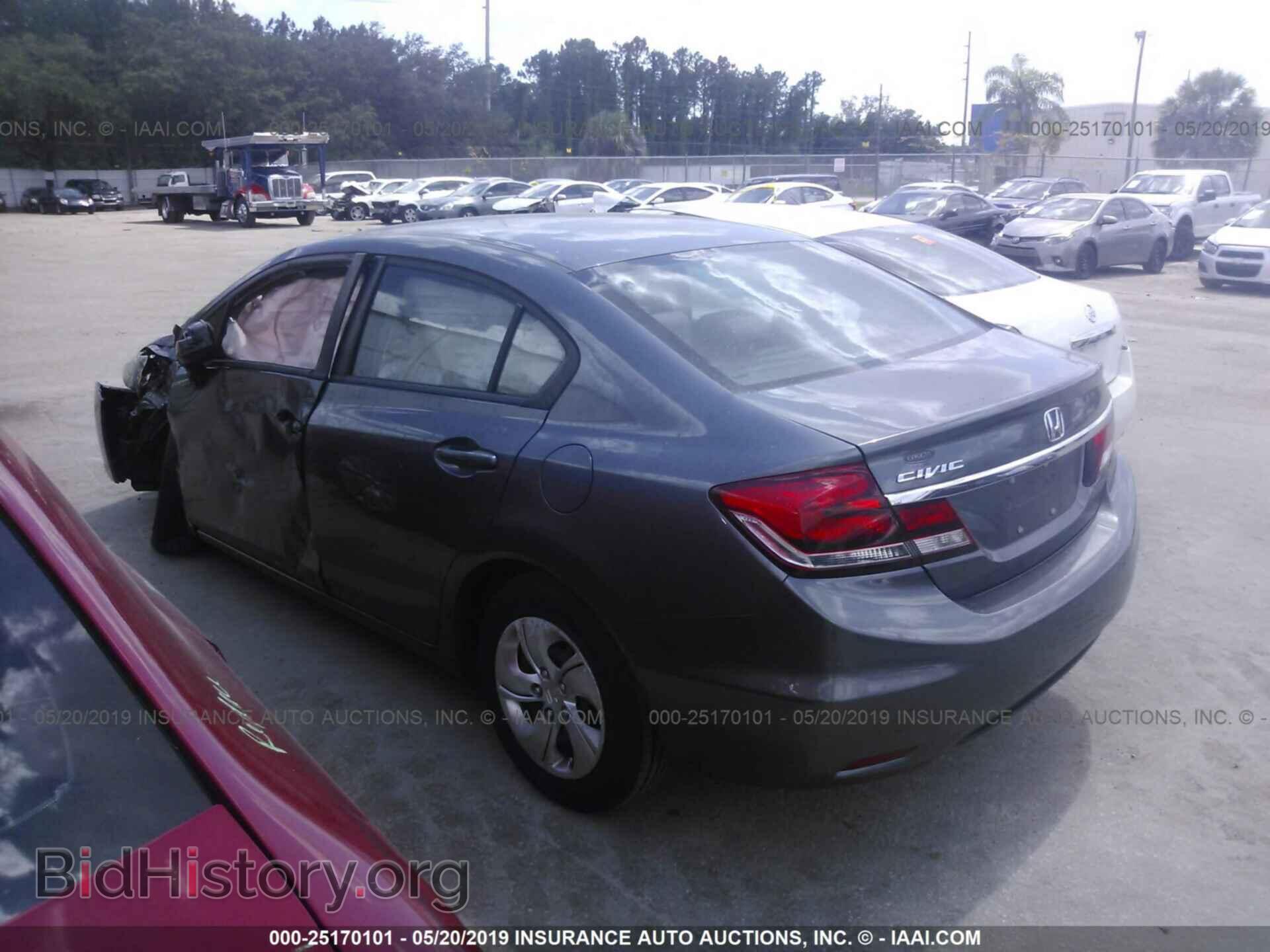 2013 HONDA CIVIC - VIN: 19XFB2F52DE054609 - Фото 3