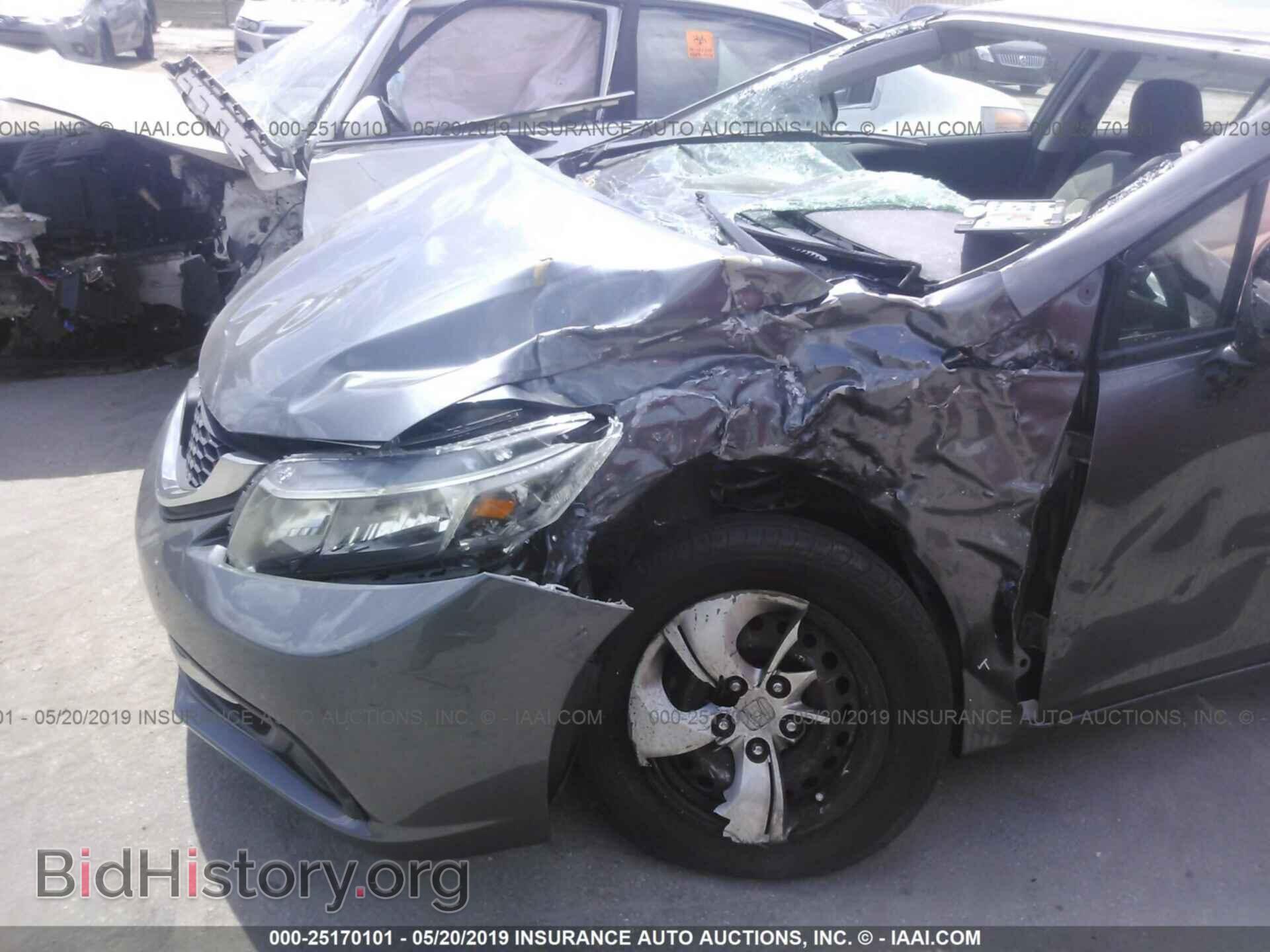 2013 HONDA CIVIC - VIN: 19XFB2F52DE054609 - Фото 6