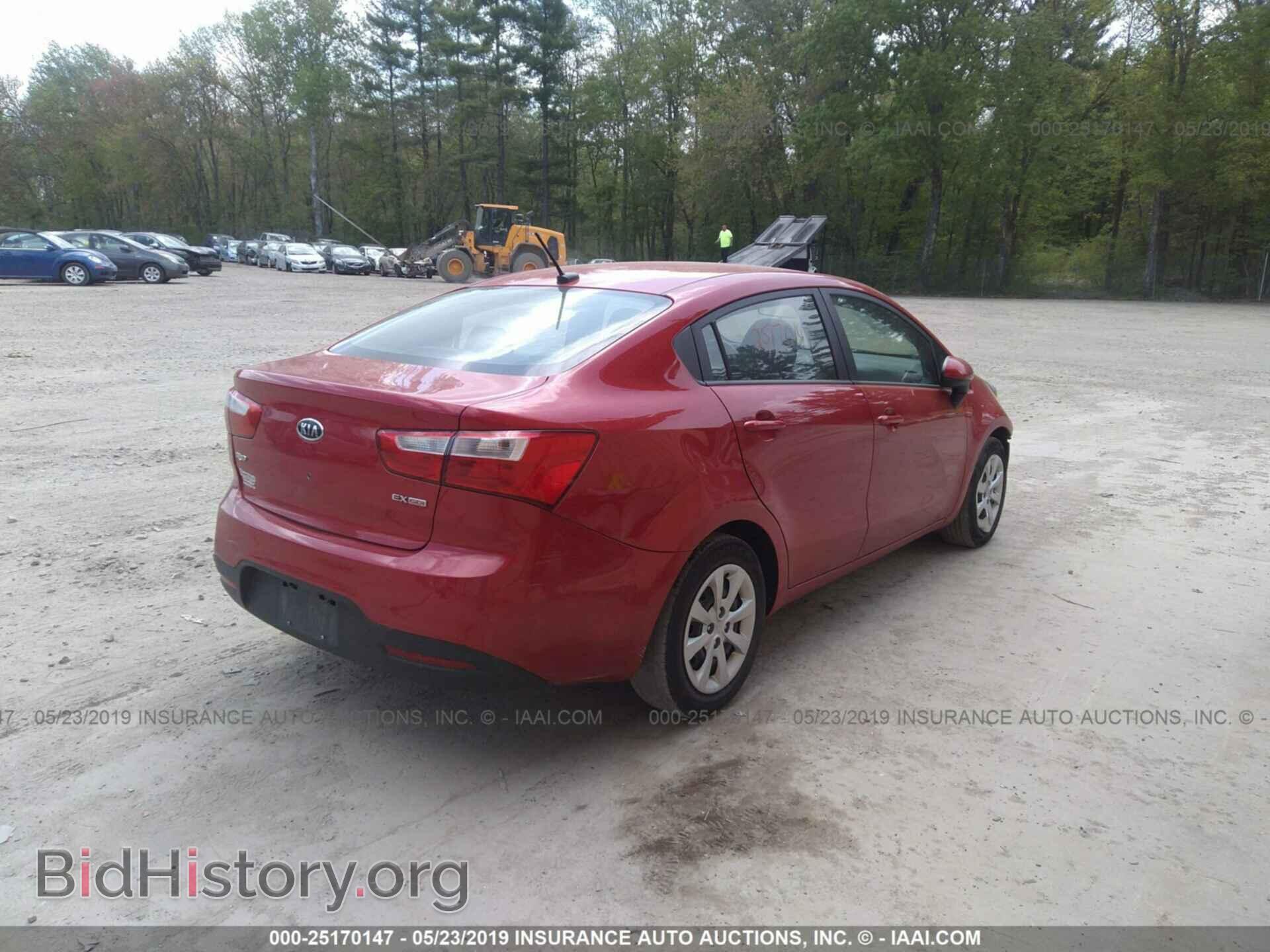 2012 KIA RIO - VIN: KNADN4A32C6048827 - Фото 4