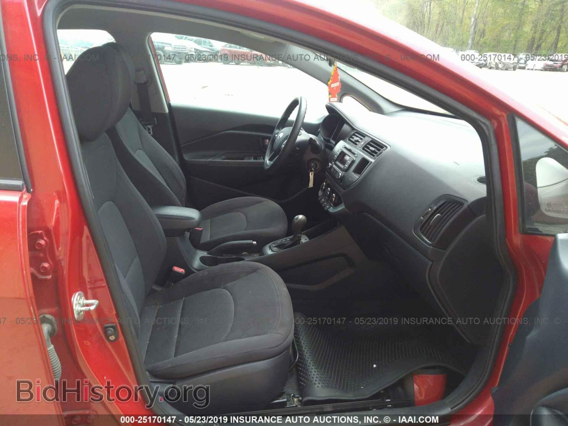 2012 KIA RIO - VIN: KNADN4A32C6048827 - Фото 5